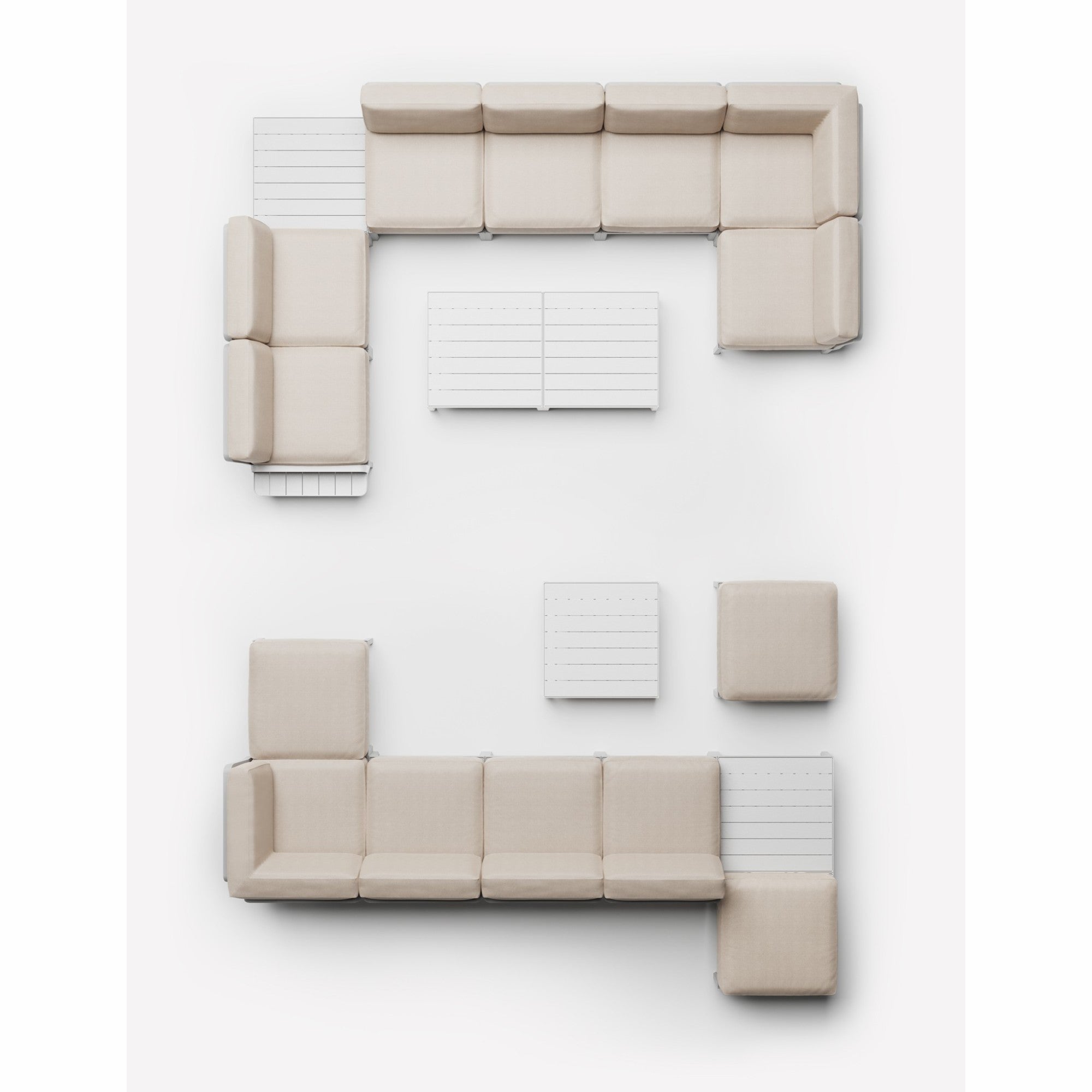 Outdoor-Sitzgruppe Maximo 344x184 cm