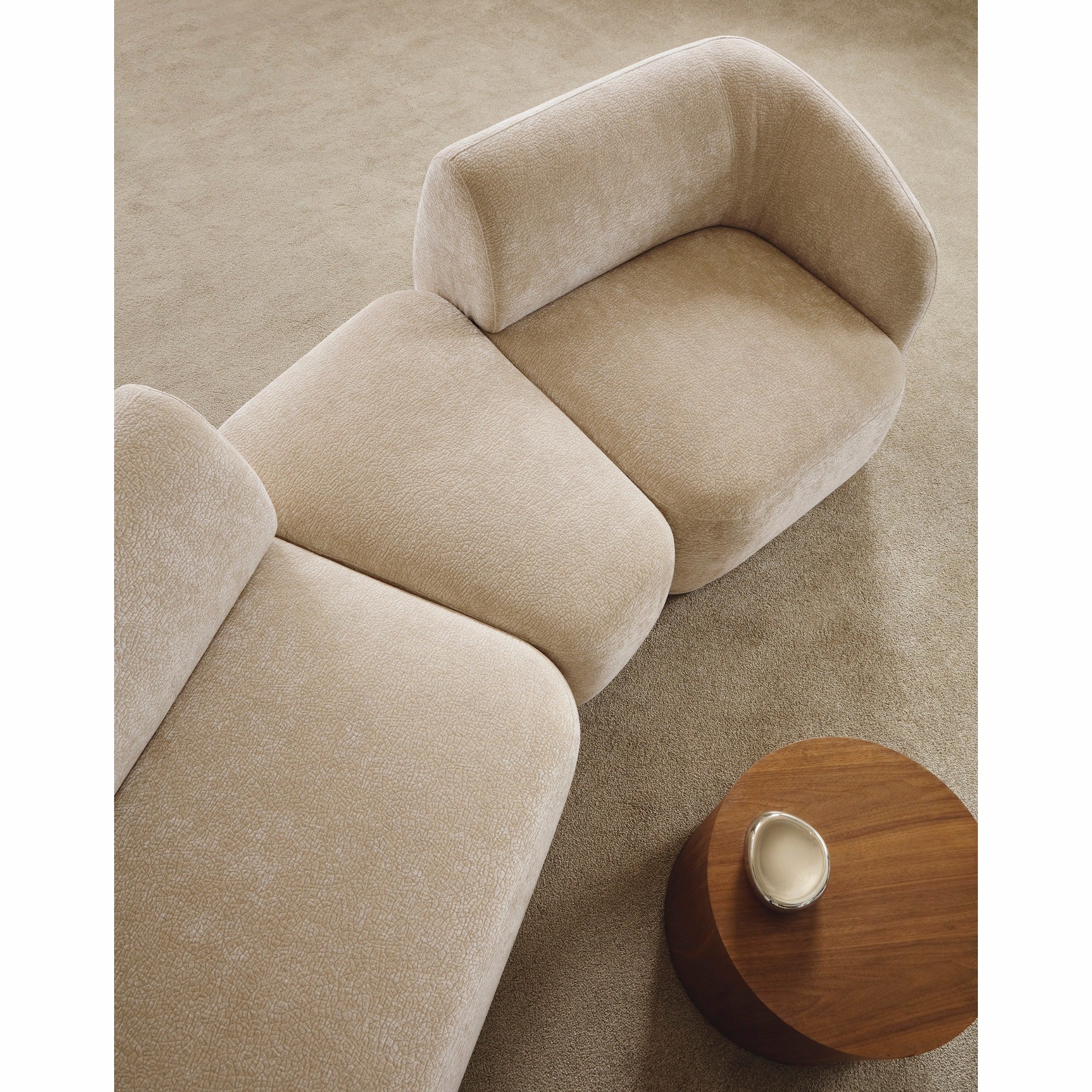 Modulares Sofa Nobo 288x147 cm, Material: Auswahlmöglichkeit