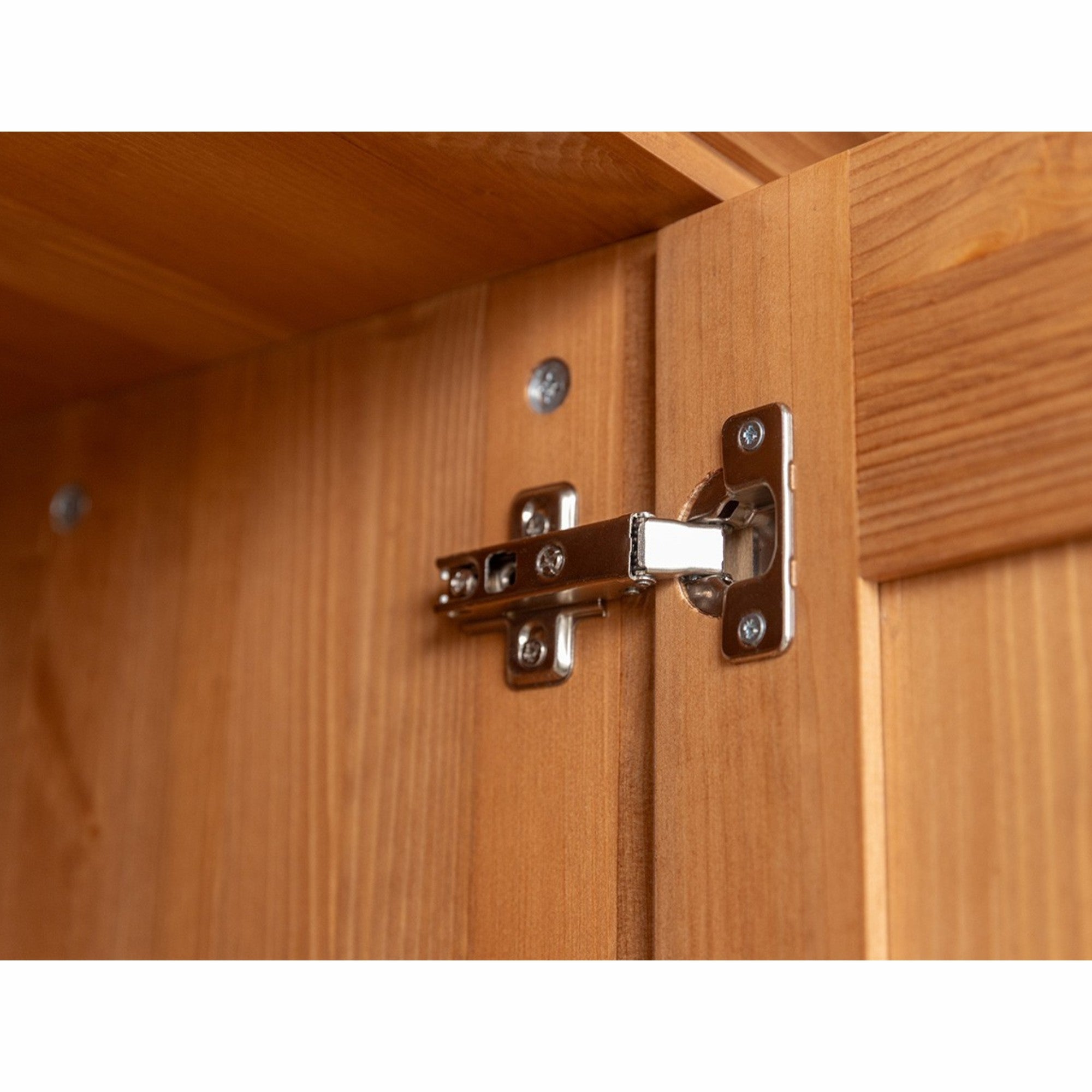 Der Schrank Rosella 248x212,6 cm, Material: Massives Kiefernholz