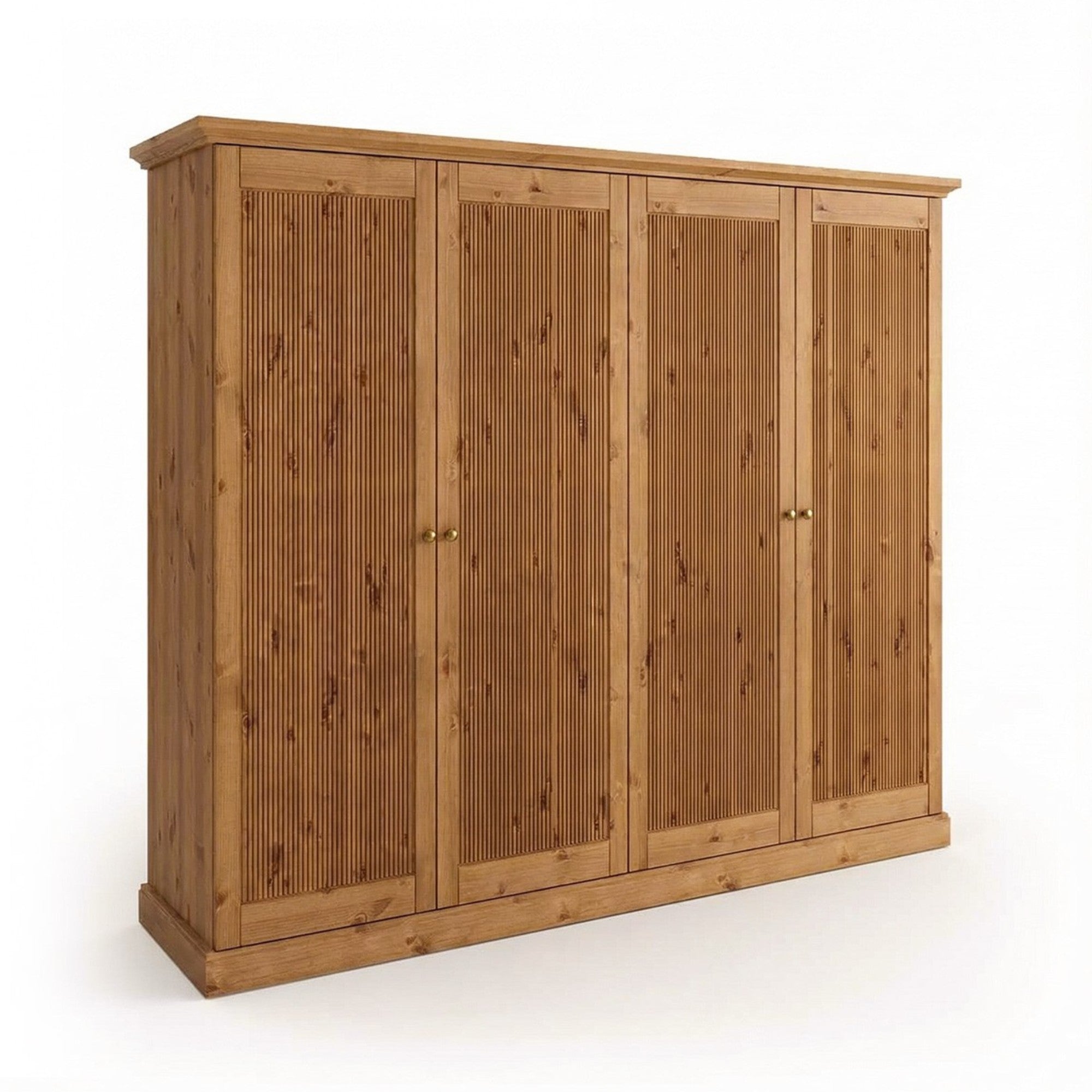 Der Schrank Rosella 248x212,6 cm, Material: Massives Kiefernholz
