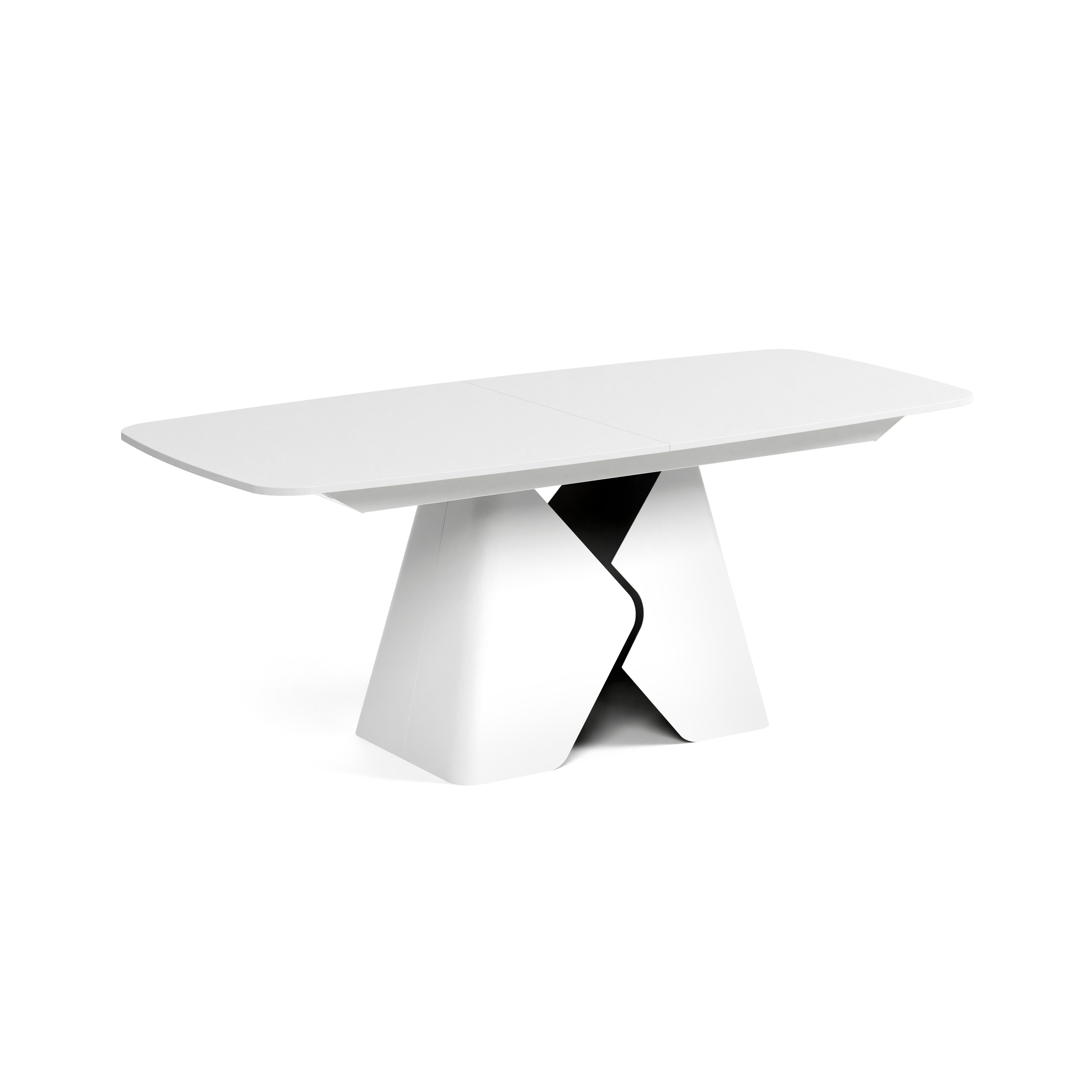 Ausziehbarer Tisch Prisma, Material: Laminierte Platte