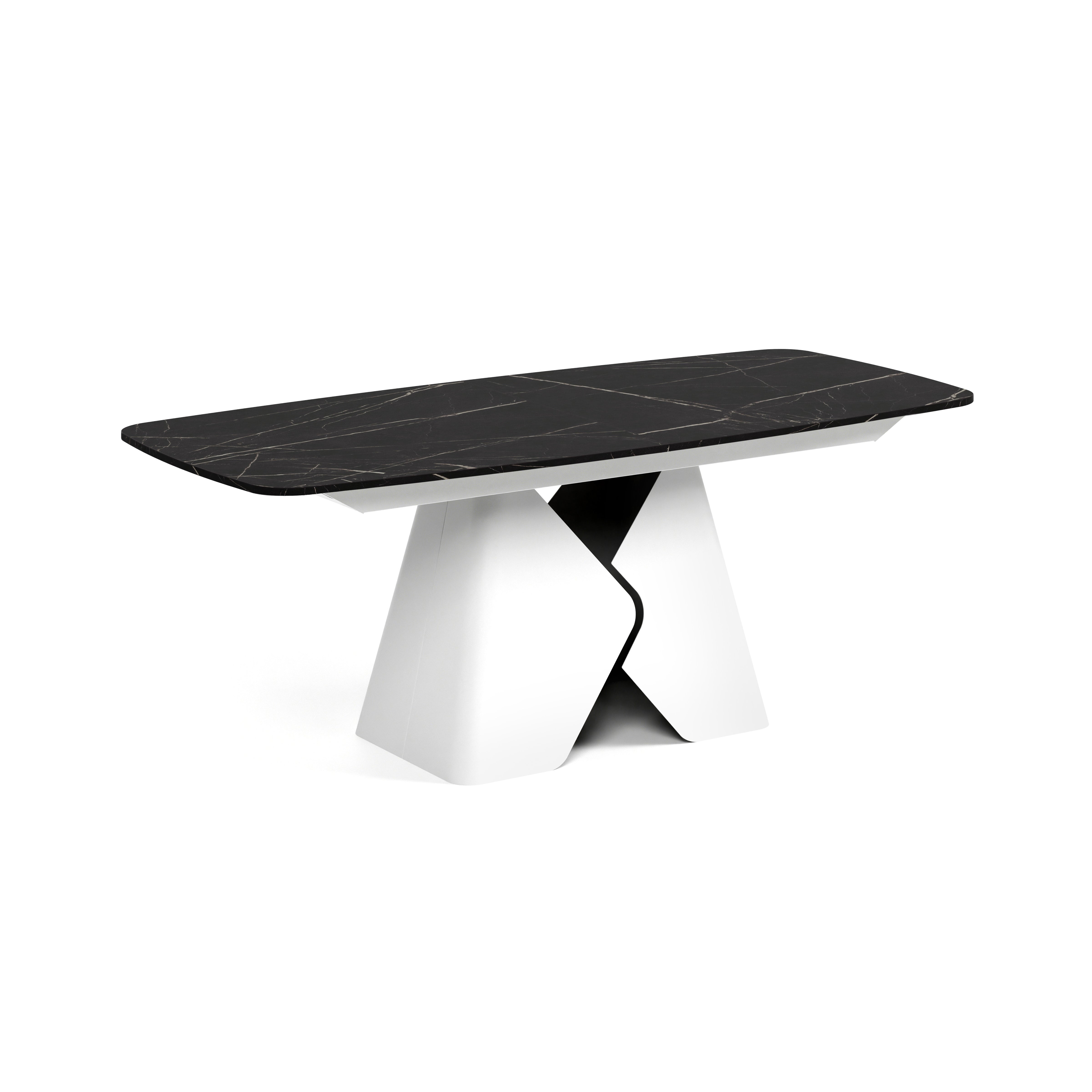 Ausziehbarer Tisch Prisma, Material: Laminierte Platte