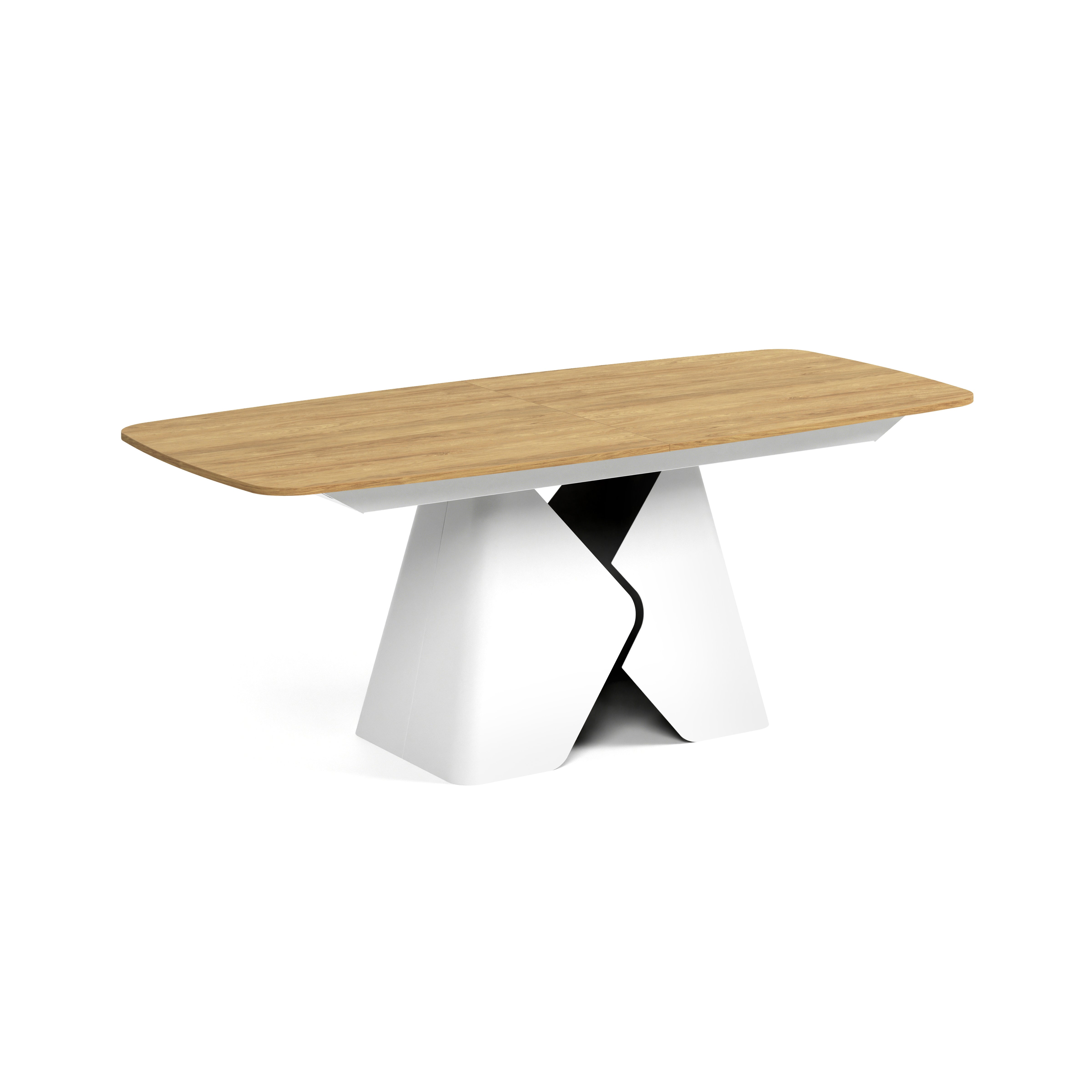 Ausziehbarer Tisch Prisma, Material: Laminierte Platte