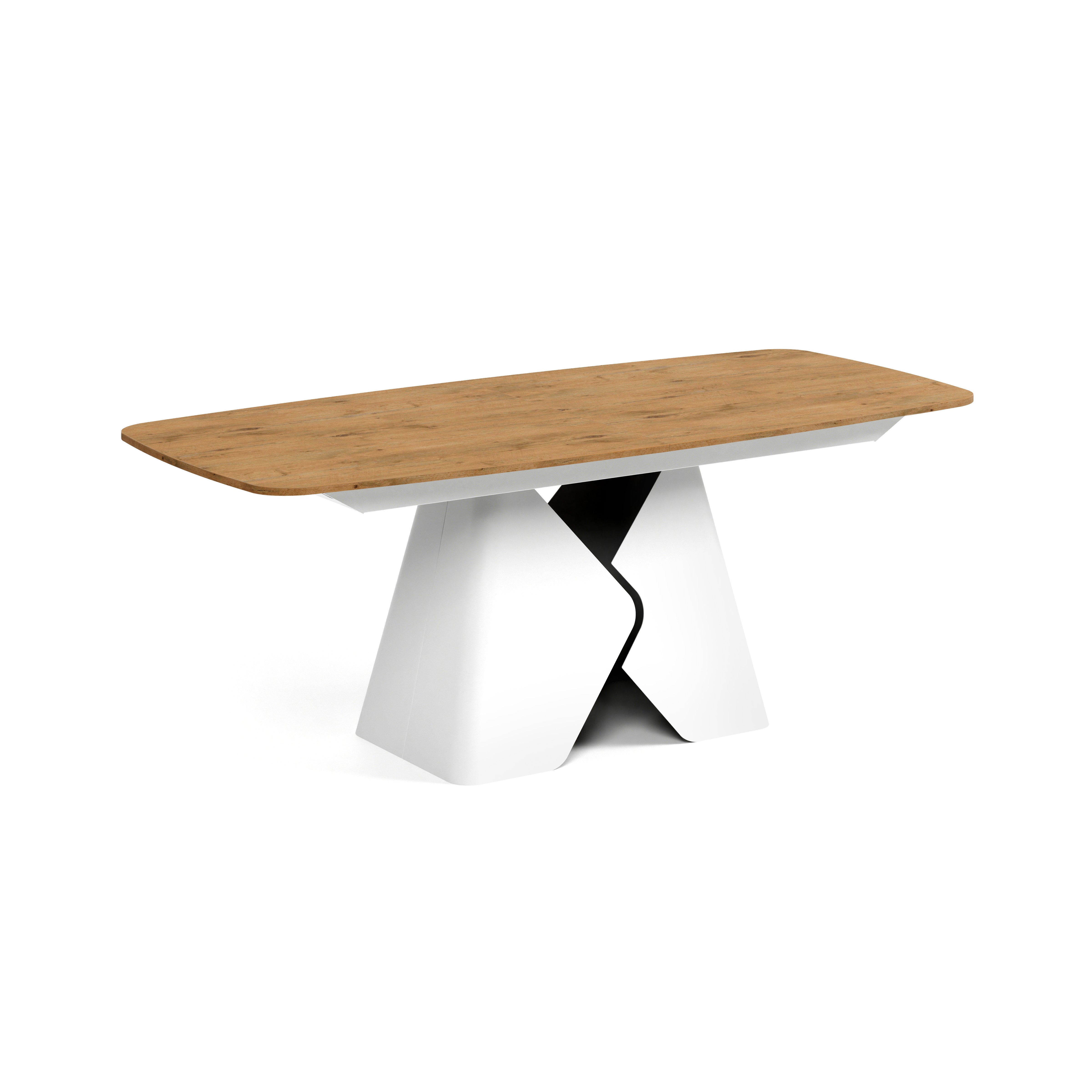 Ausziehbarer Tisch Prisma, Material: Laminierte Platte