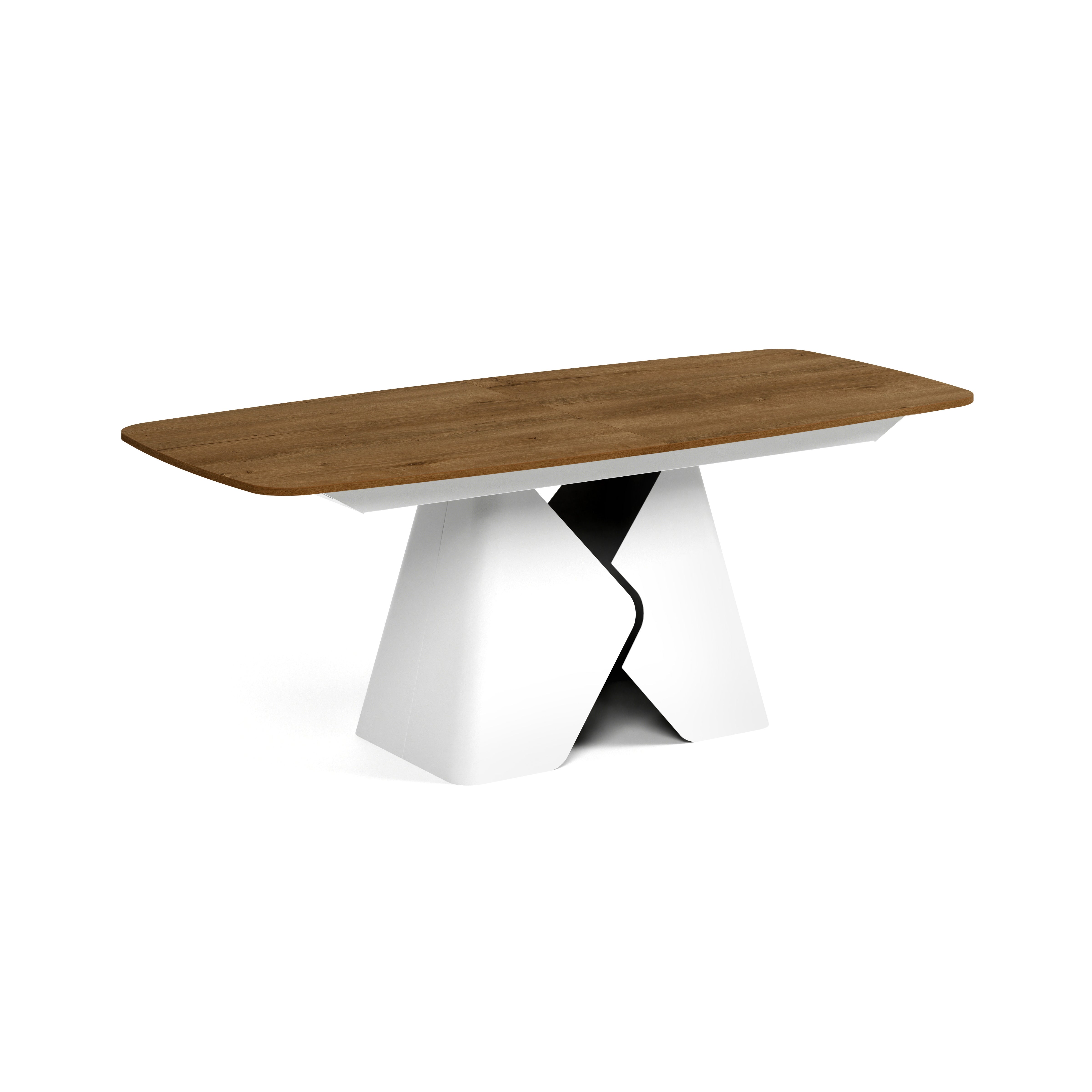 Ausziehbarer Tisch Prisma, Material: Laminierte Platte