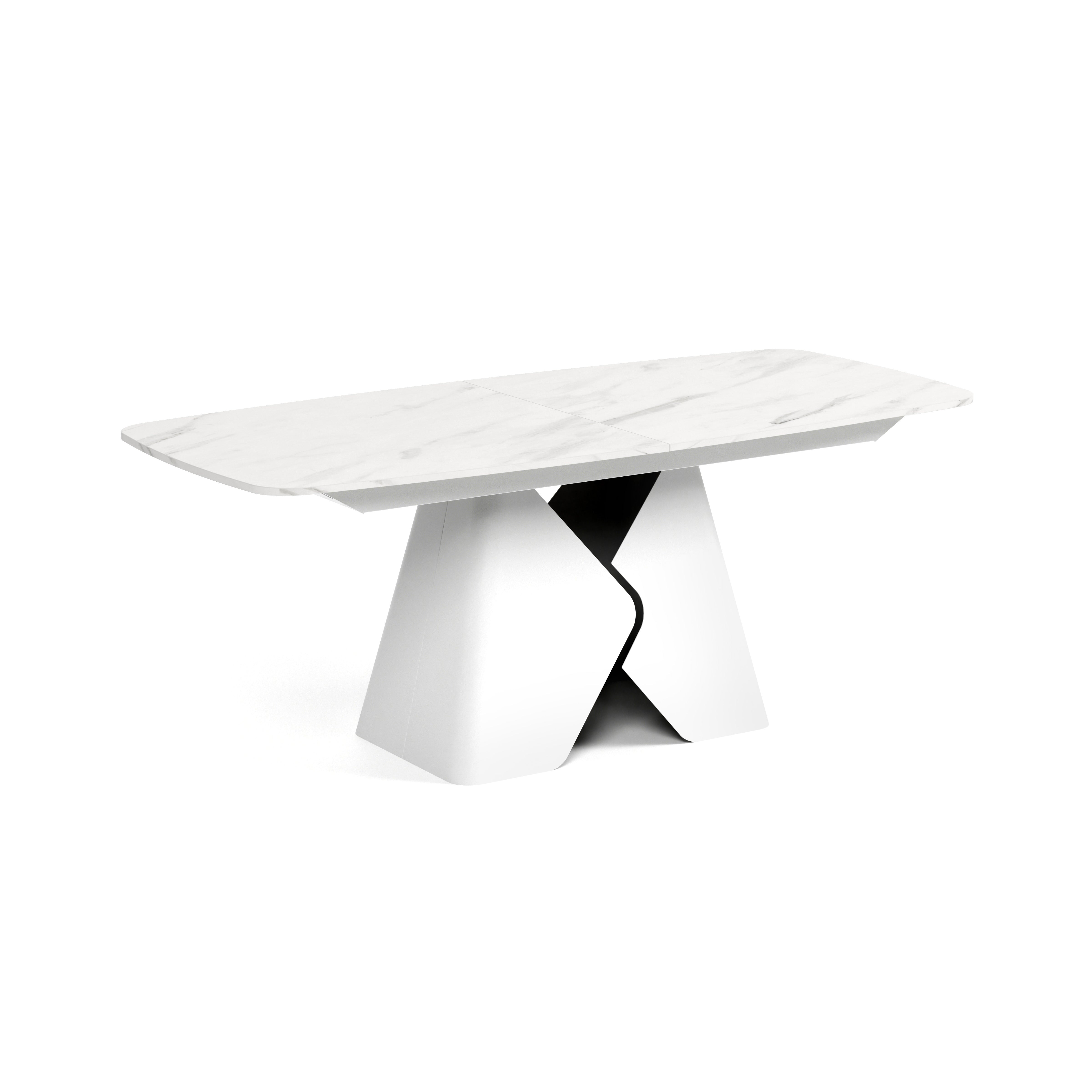 Ausziehbarer Tisch Prisma, Material: Laminierte Platte