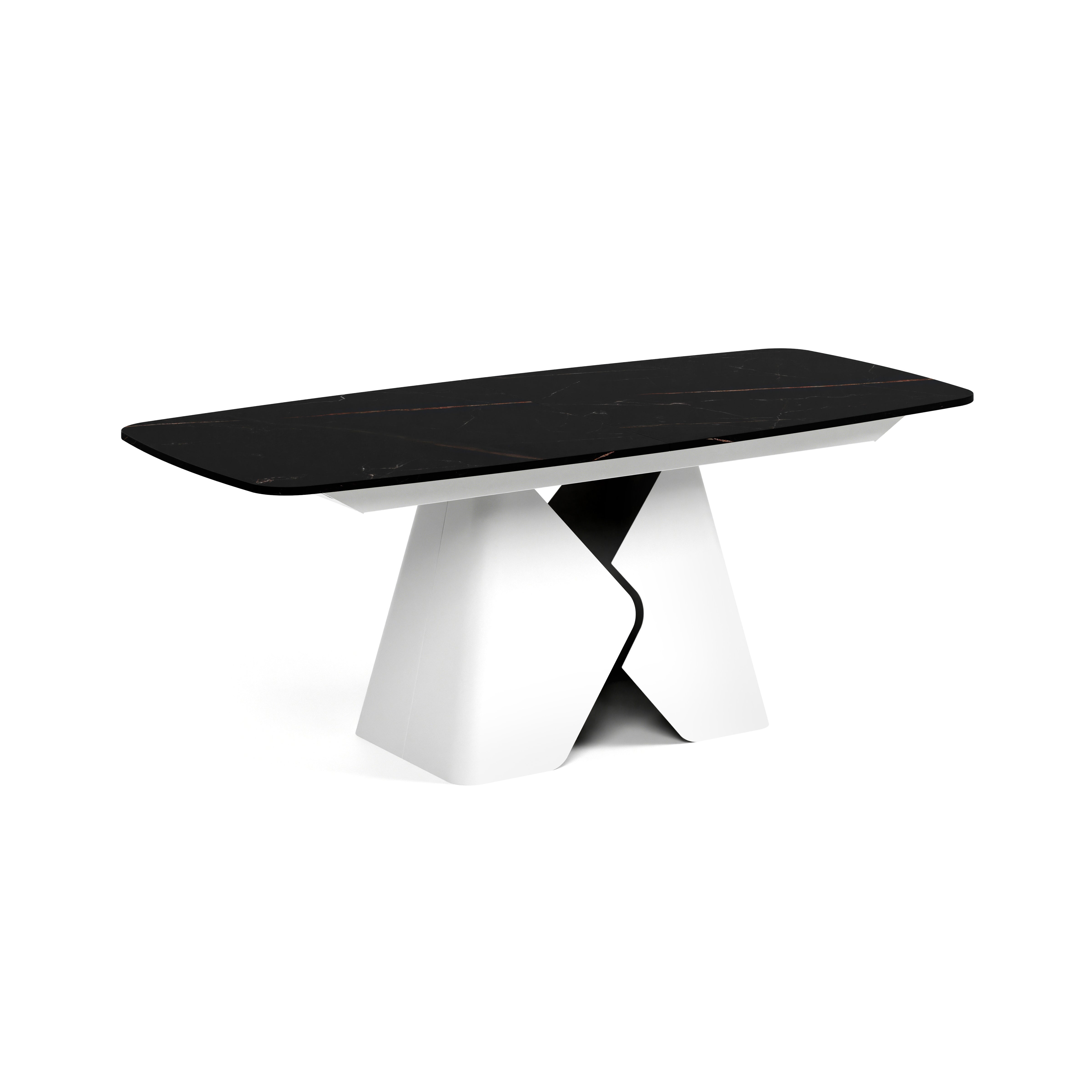 Ausziehbarer Tisch Prisma, Material: Laminierte Platte