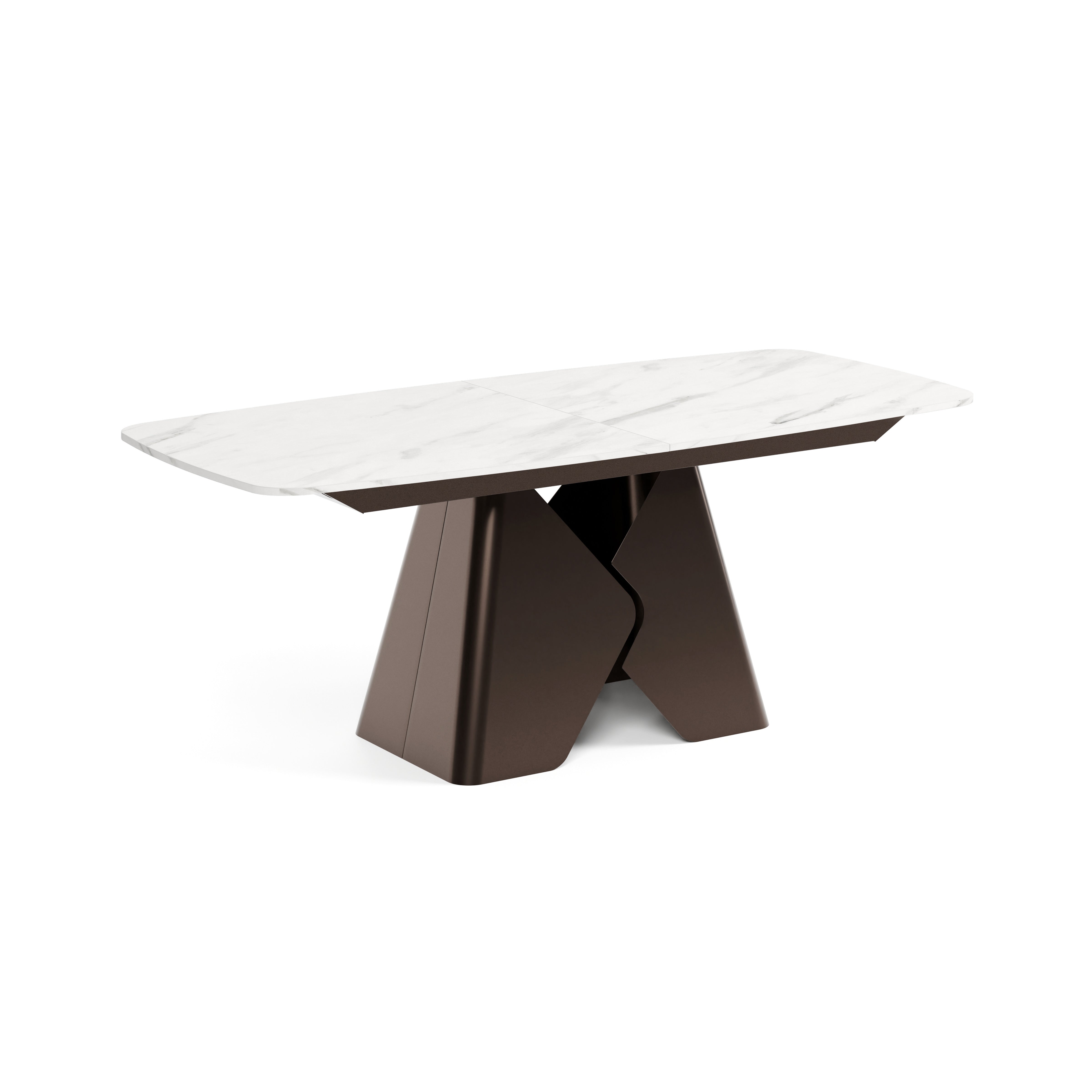 Ausziehbarer Tisch Prisma, Material: Laminierte Platte