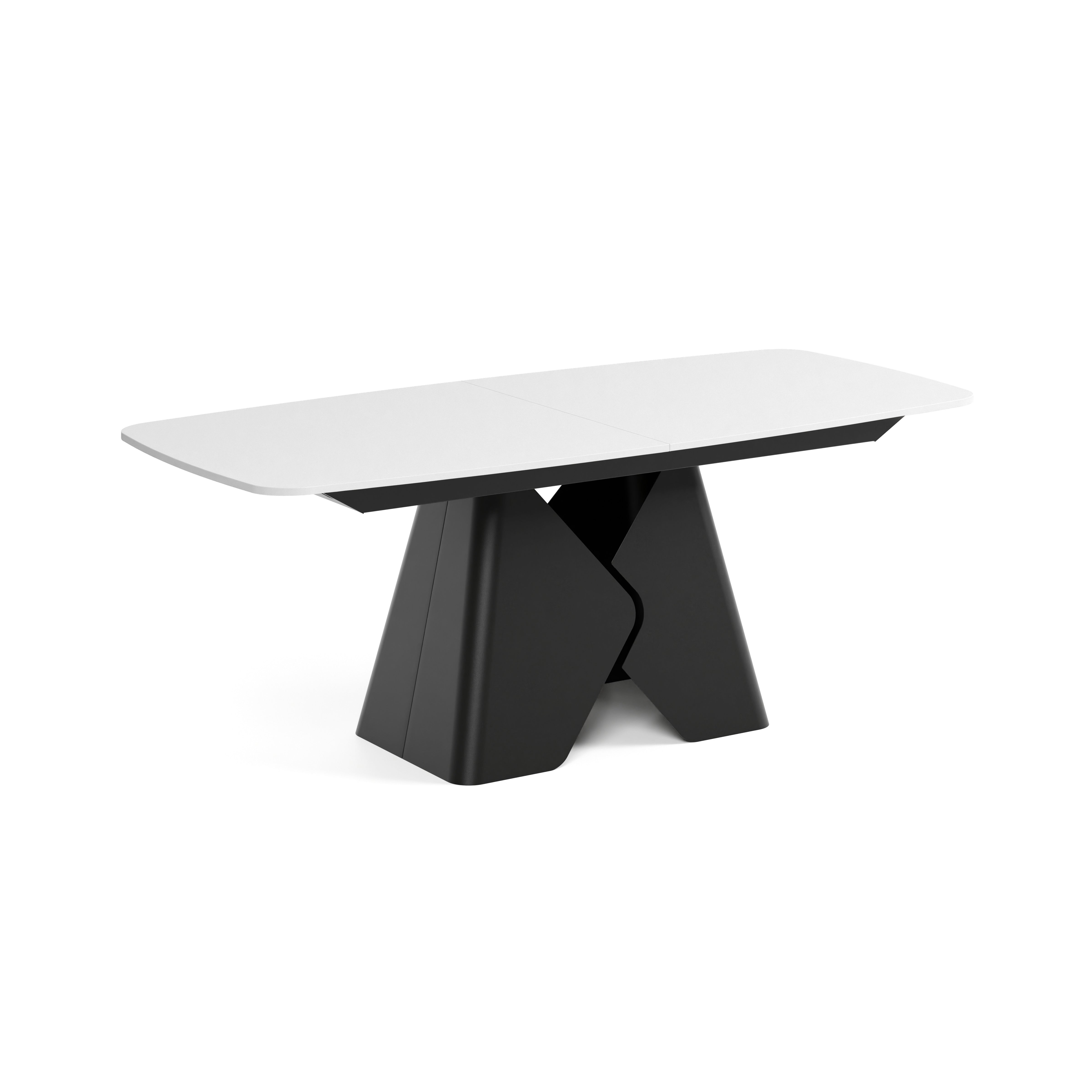 Ausziehbarer Tisch Prisma, Material: Laminierte Platte
