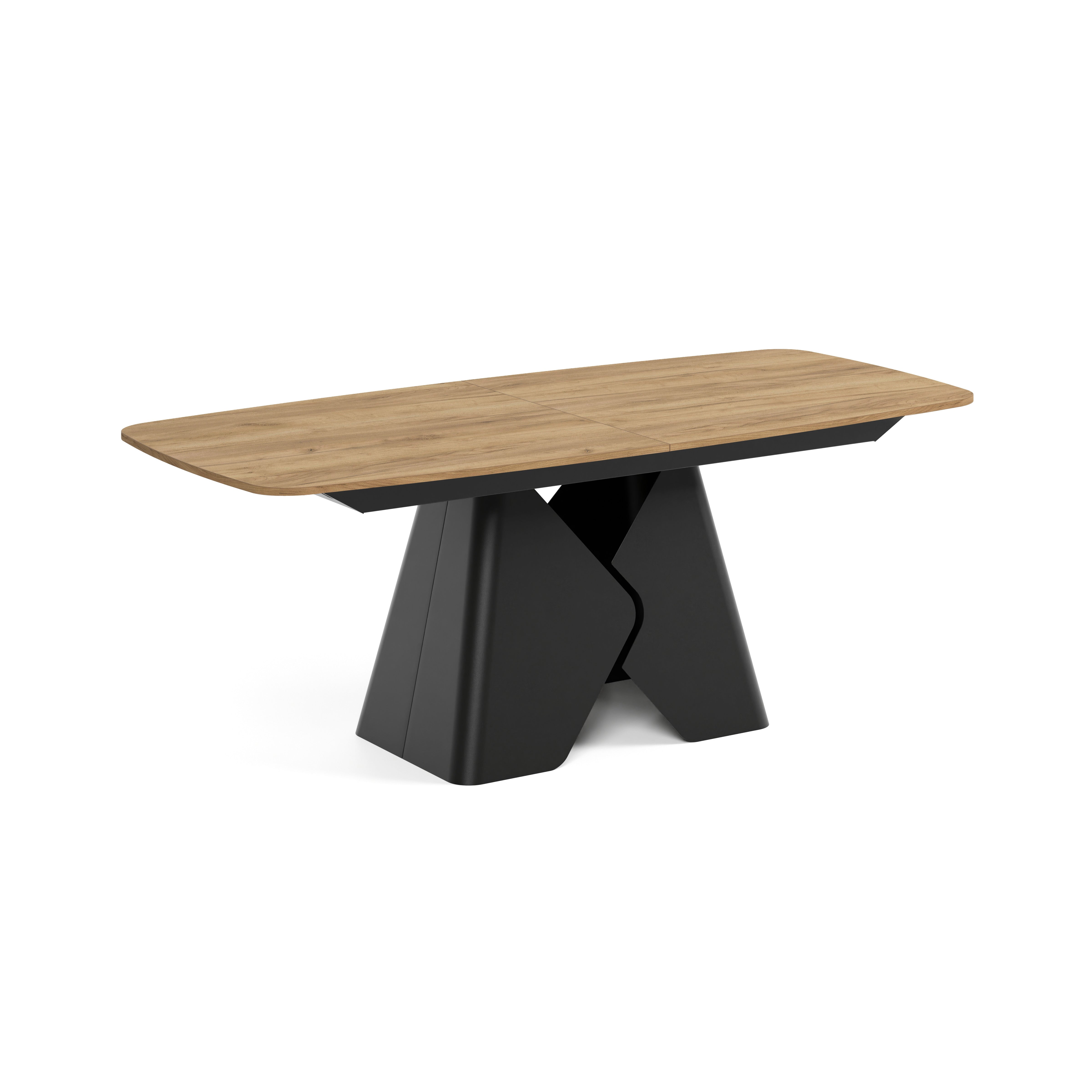 Ausziehbarer Tisch Prisma, Material: Laminierte Platte