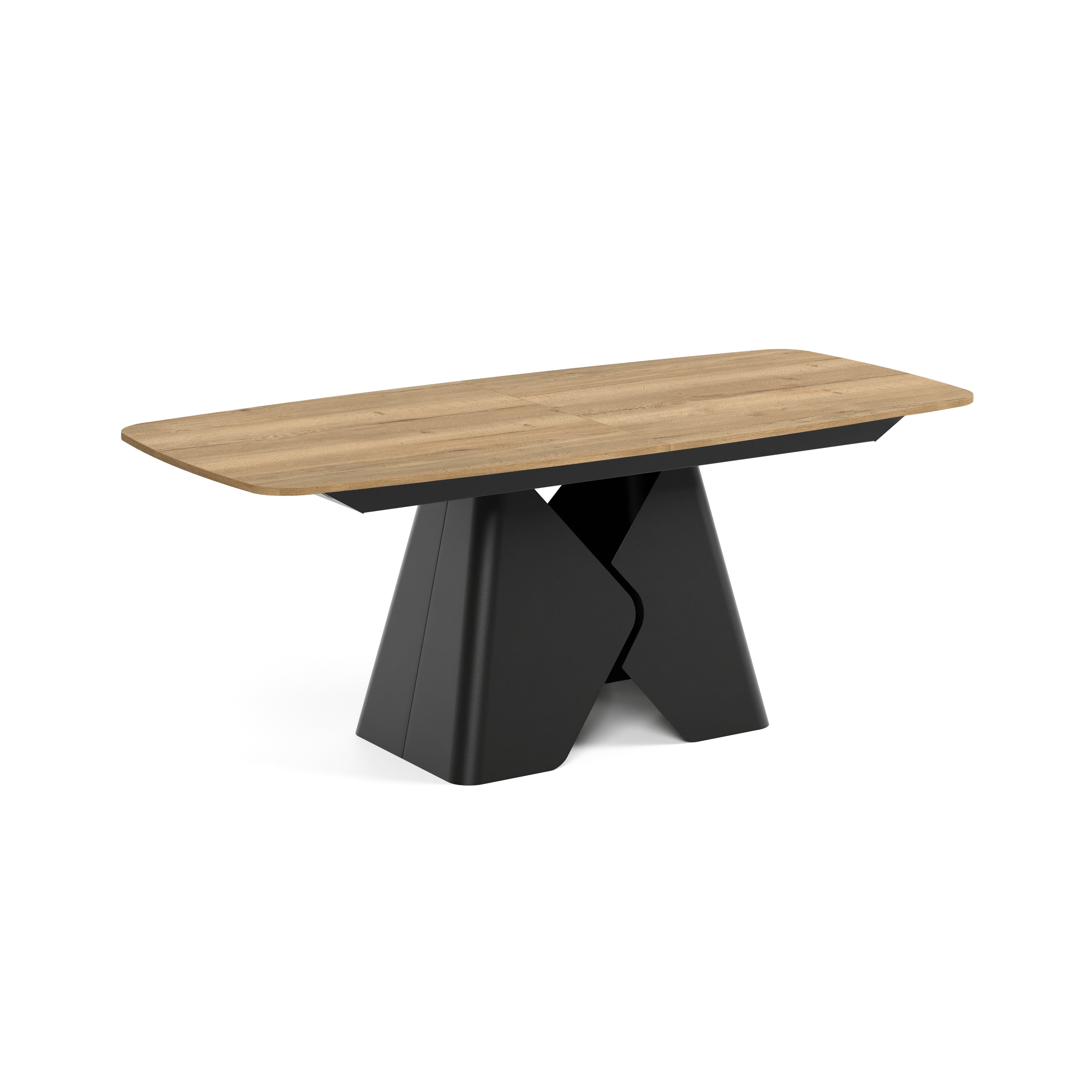 Ausziehbarer Tisch Prisma, Material: Laminierte Platte