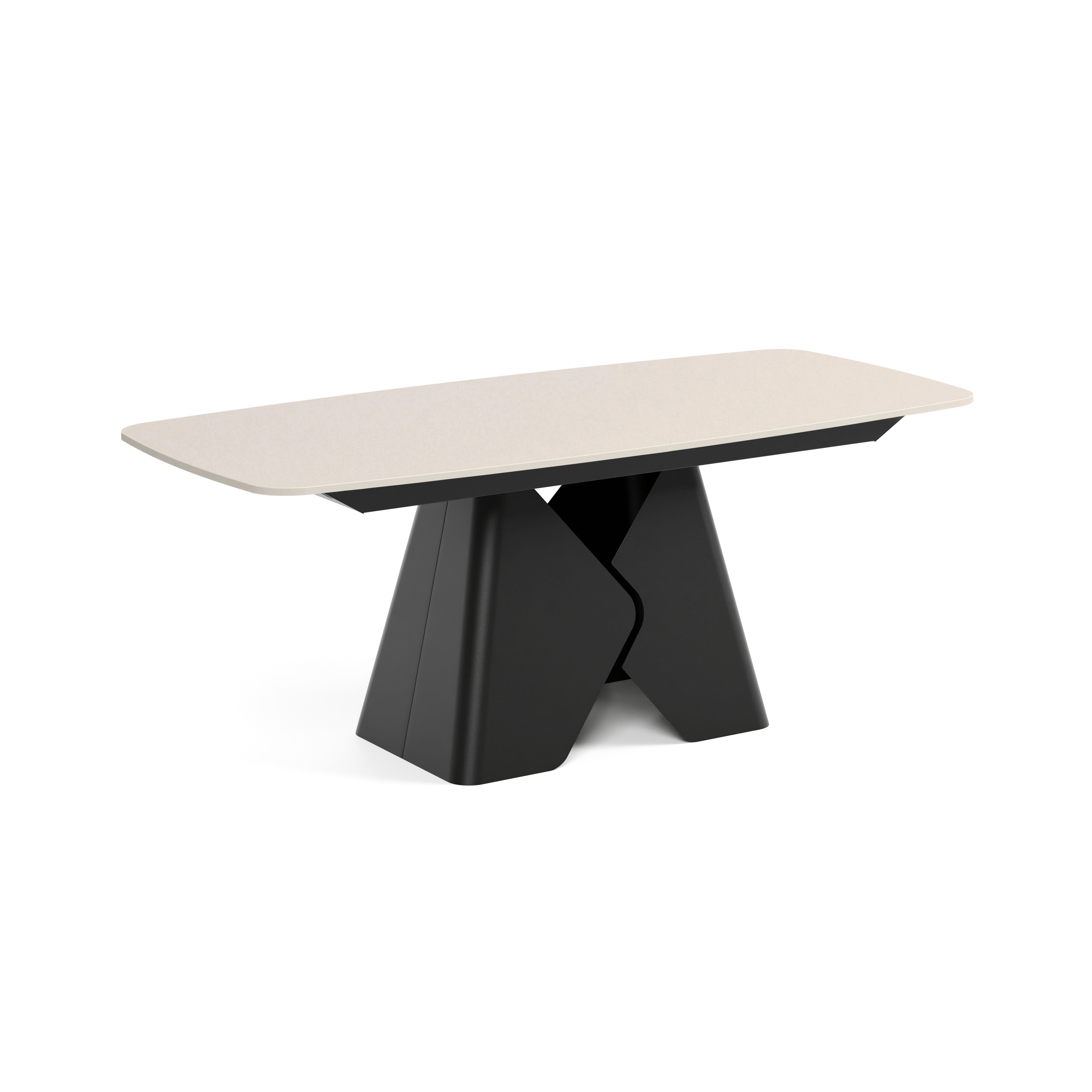 Ausziehbarer Tisch Prisma, Material: Laminierte Platte