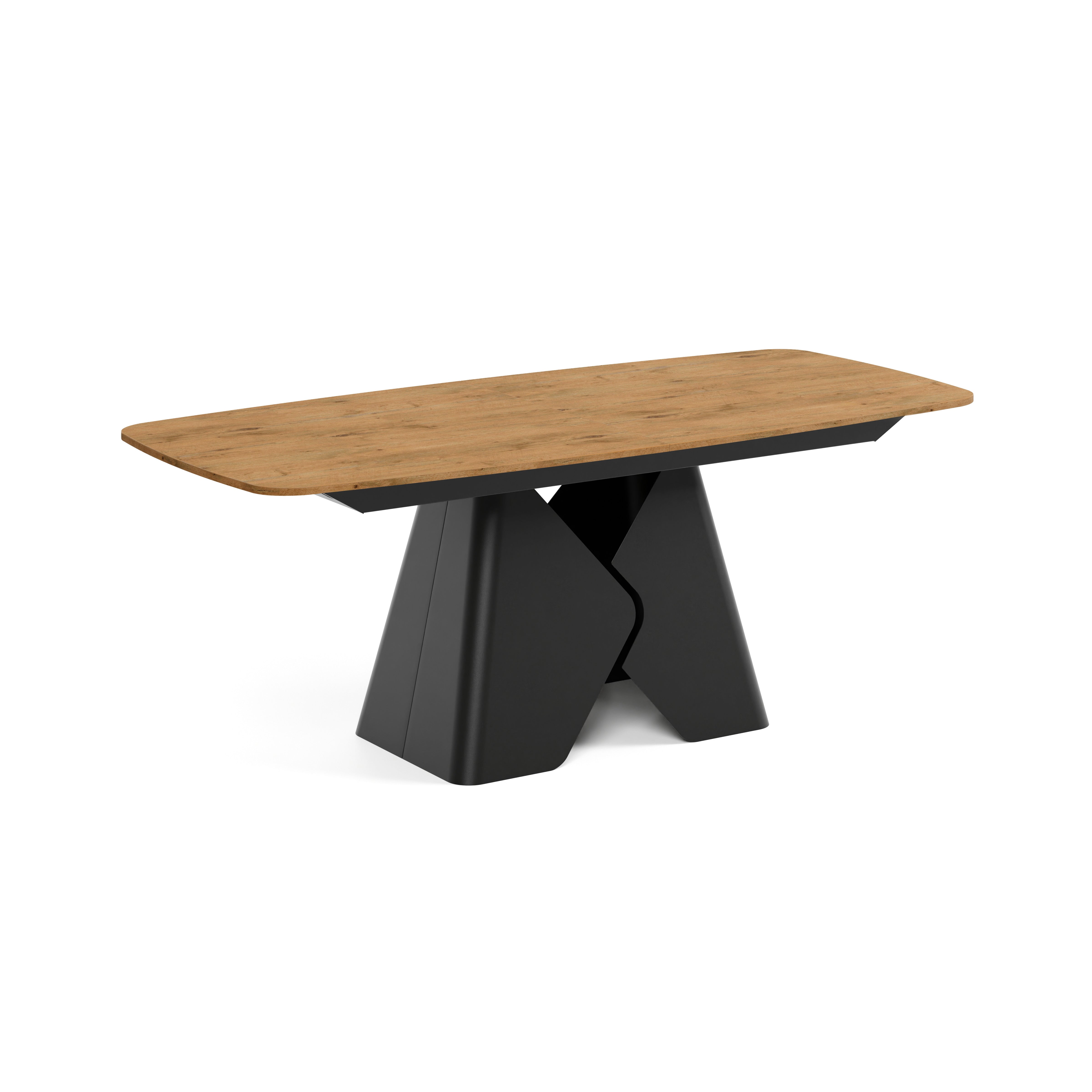 Ausziehbarer Tisch Prisma, Material: Laminierte Platte