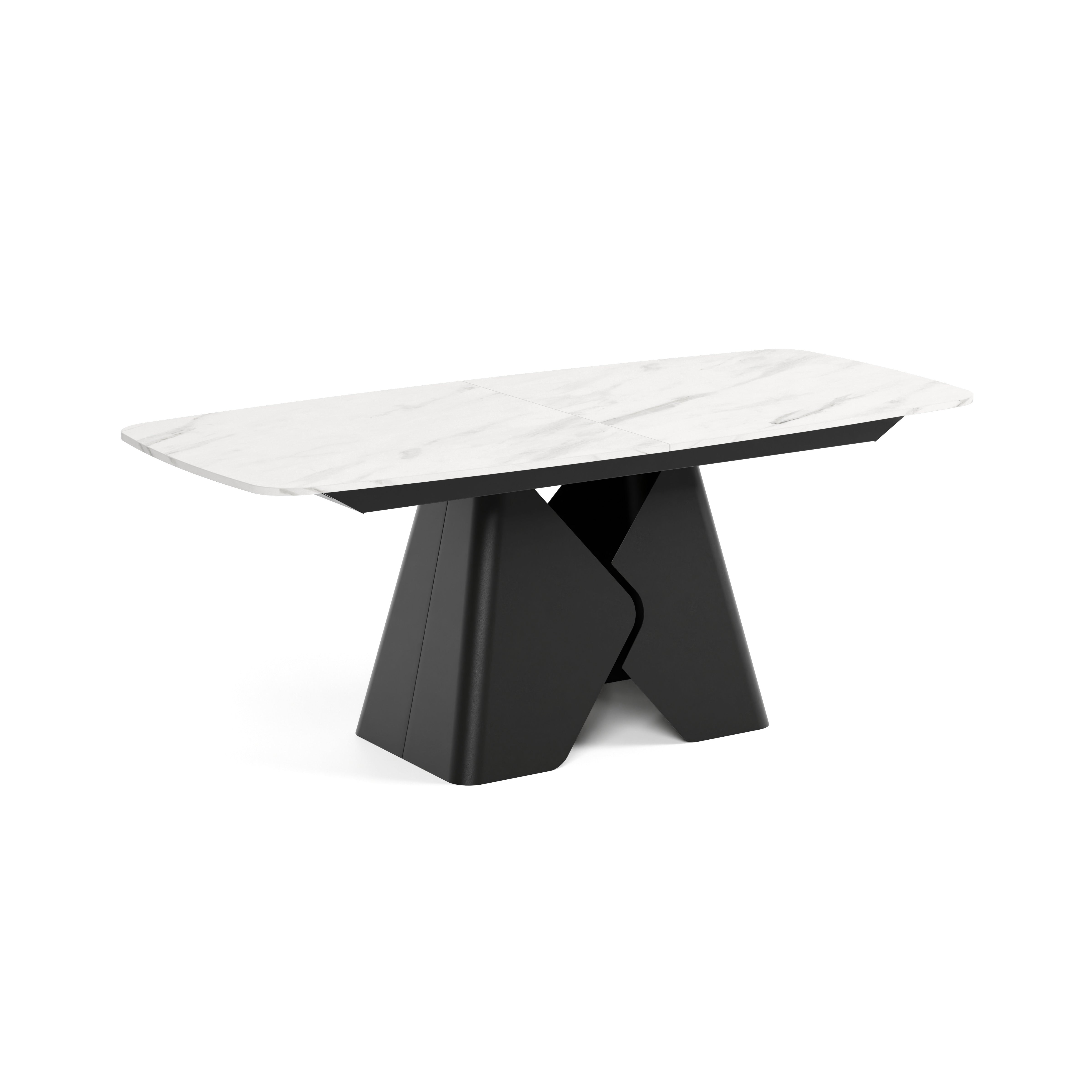Ausziehbarer Tisch Prisma, Material: Laminierte Platte