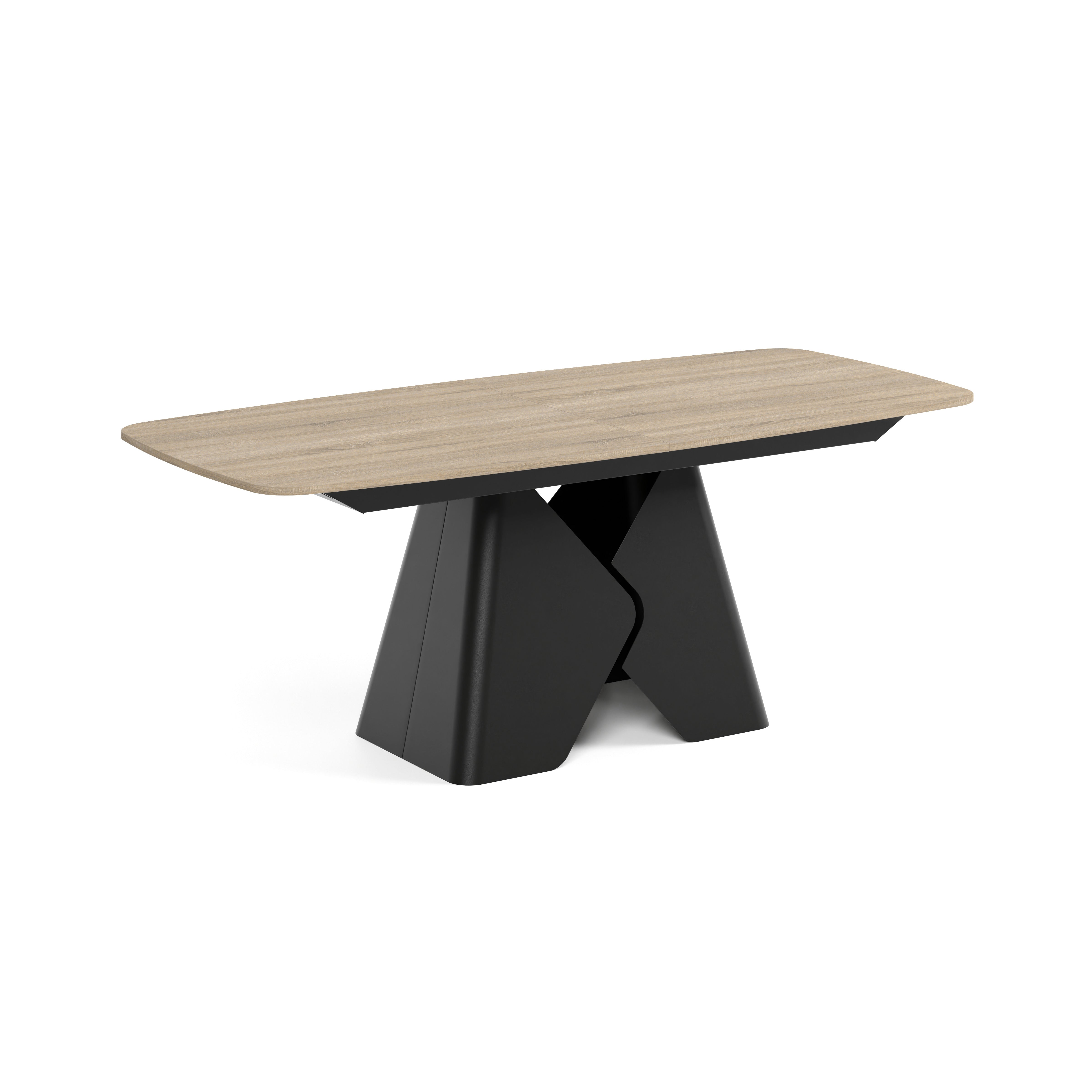 Ausziehbarer Tisch Prisma, Material: Laminierte Platte