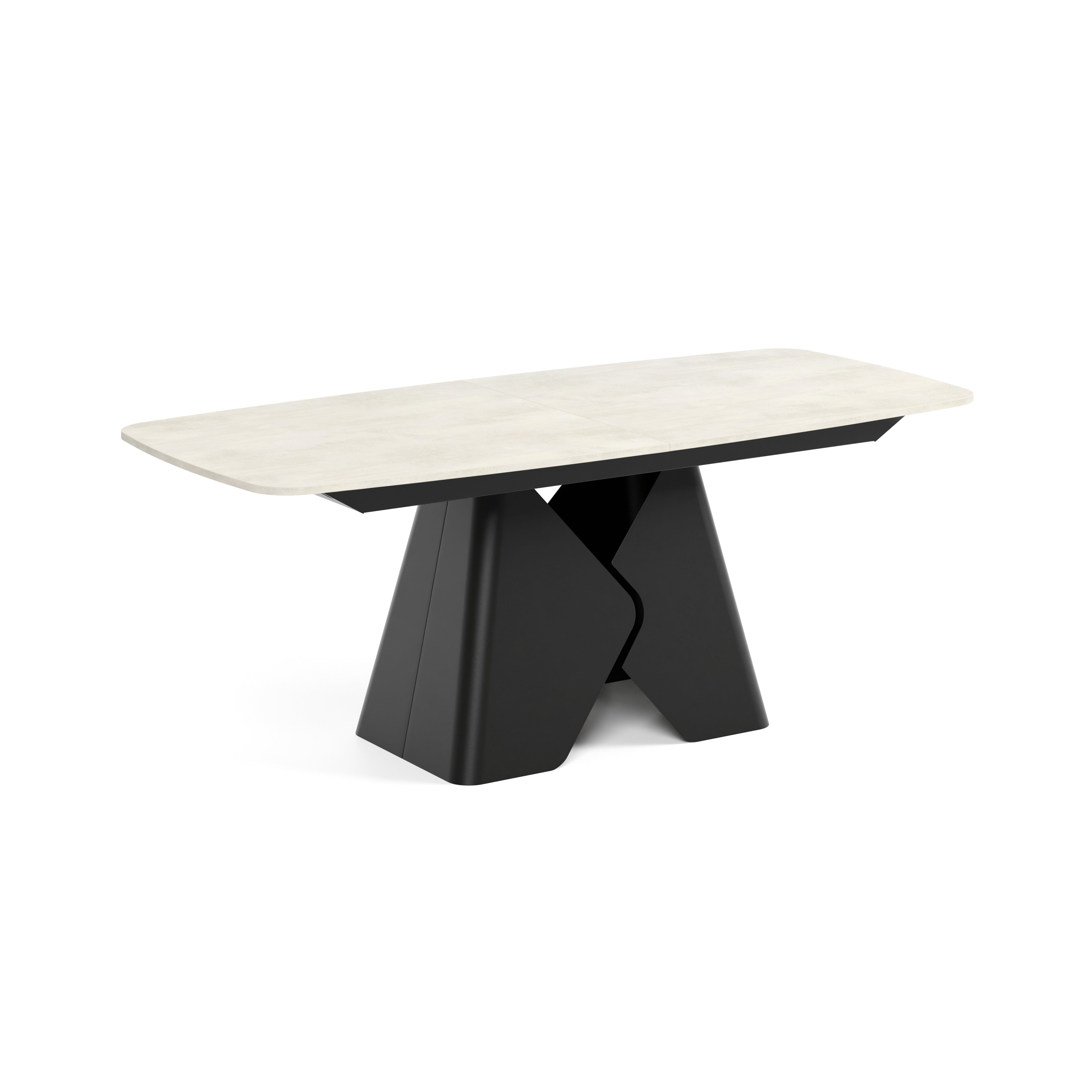 Ausziehbarer Tisch Prisma, Material: Laminierte Platte