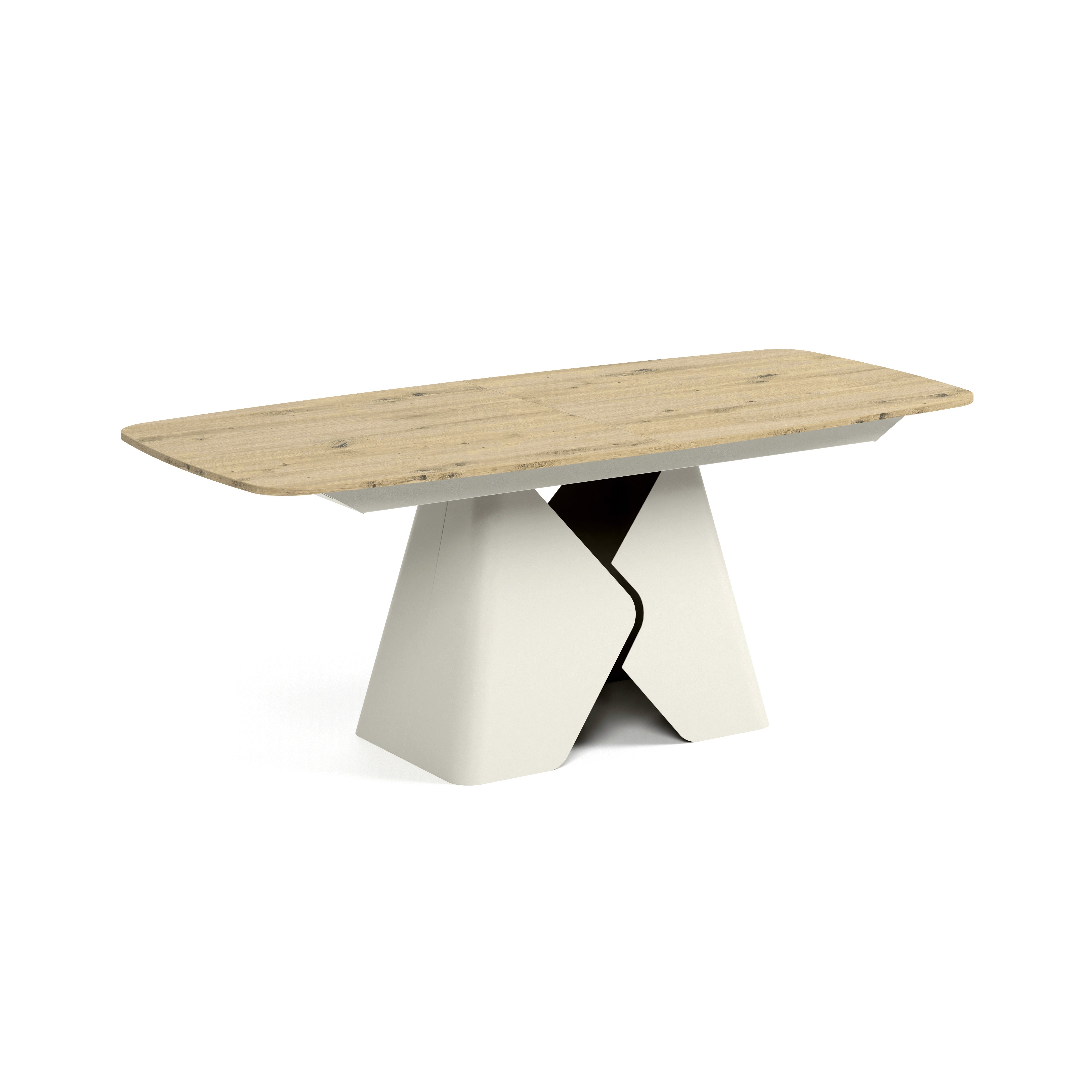Ausziehbarer Tisch Prisma, Material: Laminierte Platte