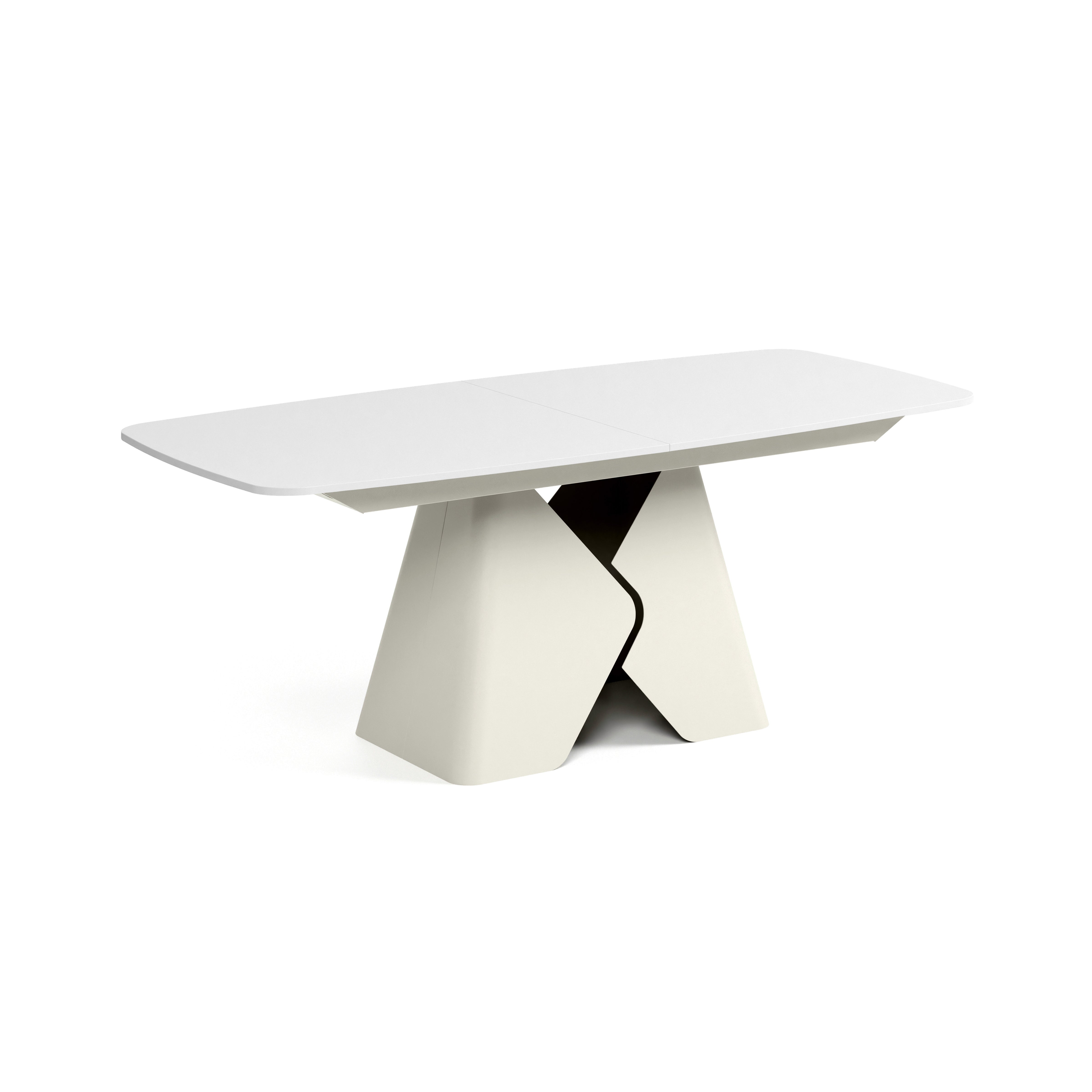Ausziehbarer Tisch Prisma, Material: Laminierte Platte