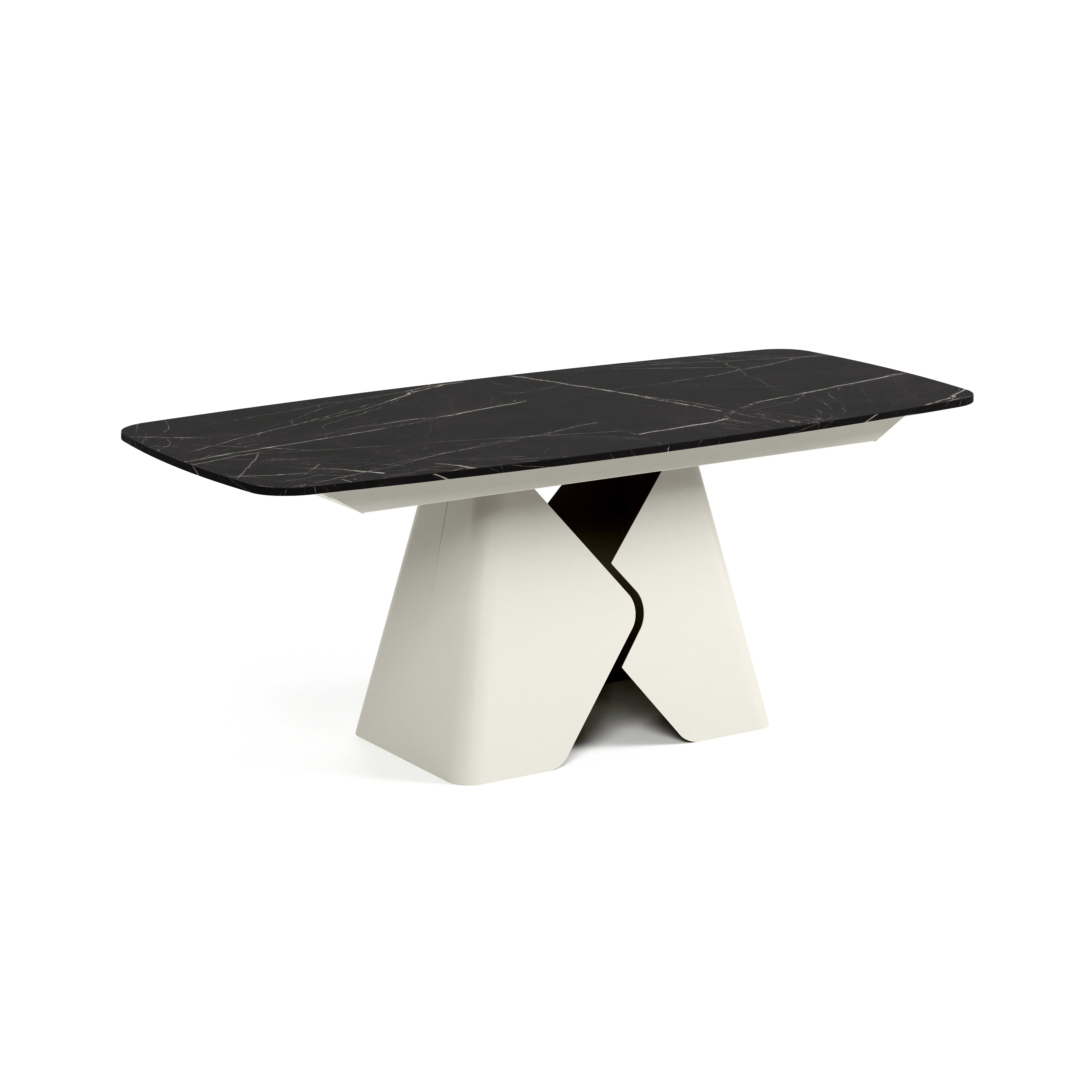Ausziehbarer Tisch Prisma, Material: Laminierte Platte
