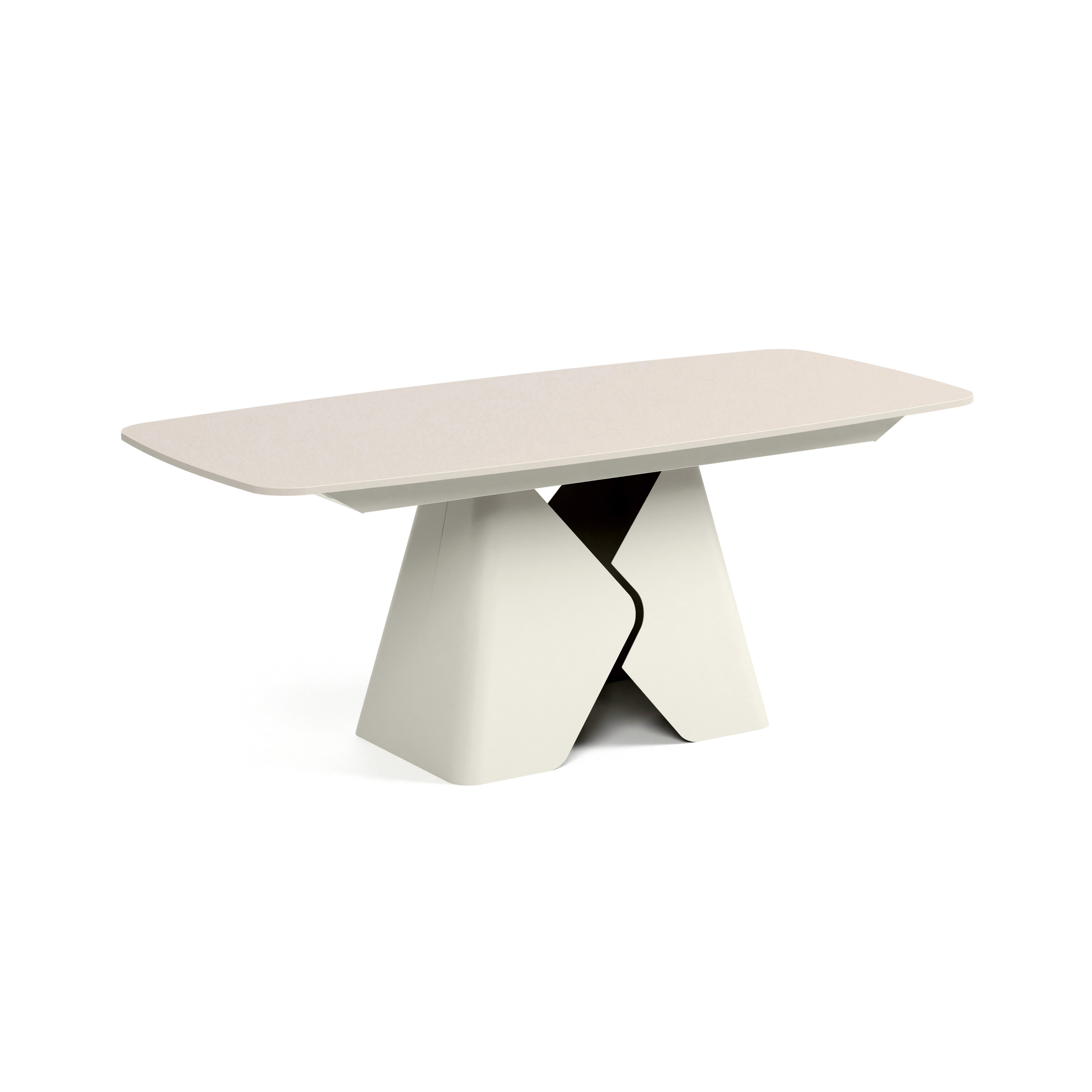 Ausziehbarer Tisch Prisma, Material: Laminierte Platte
