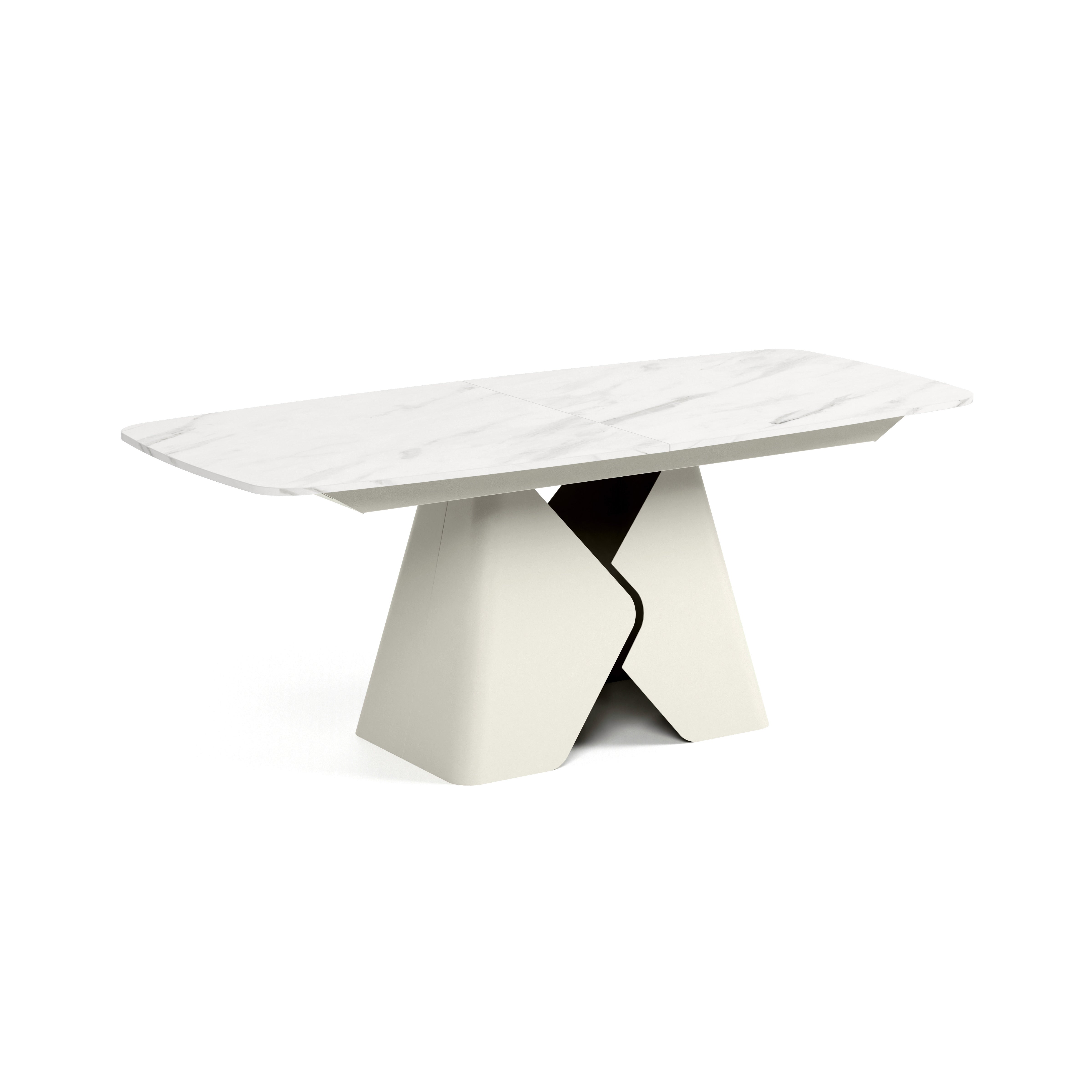 Ausziehbarer Tisch Prisma, Material: Laminierte Platte