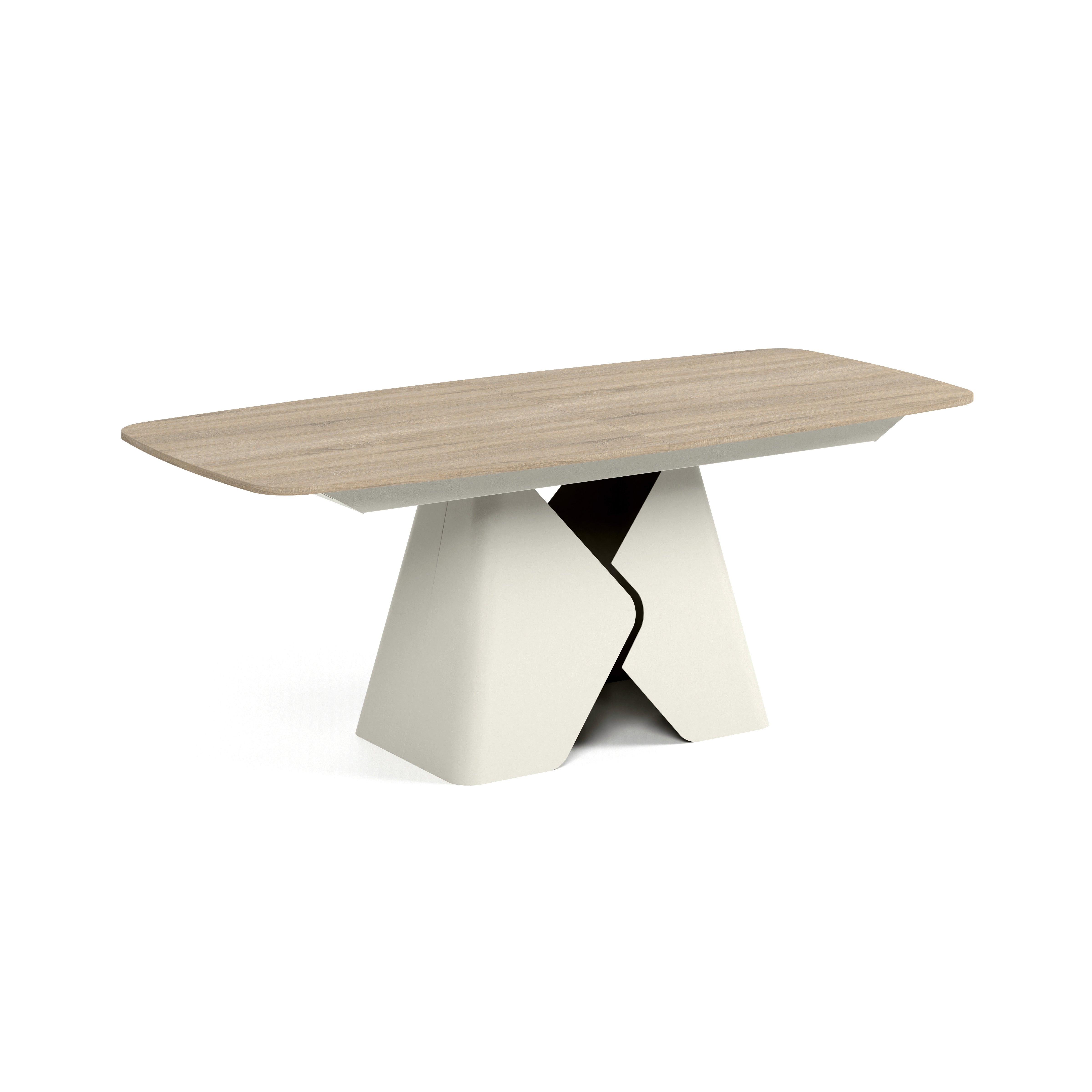 Ausziehbarer Tisch Prisma, Material: Laminierte Platte
