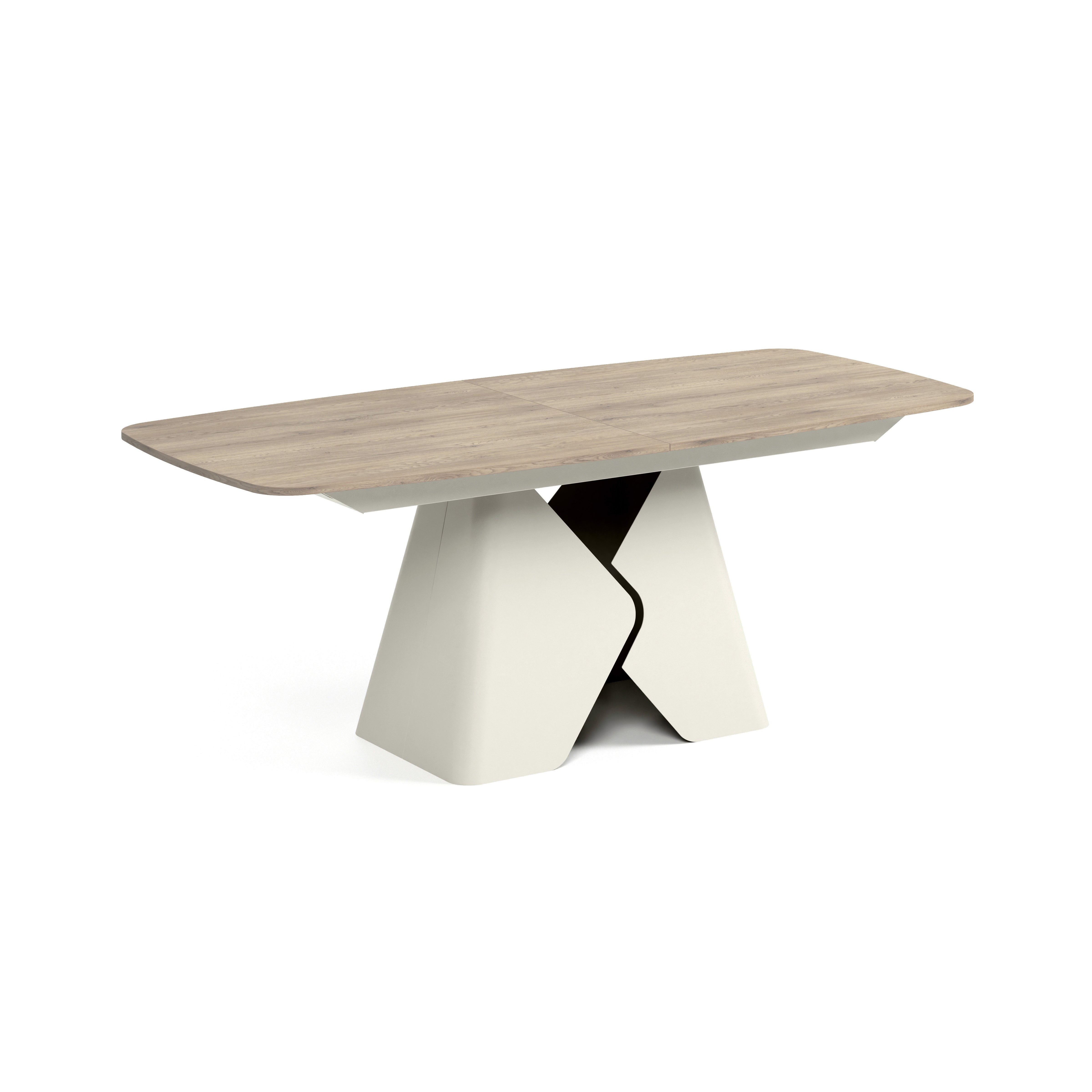 Ausziehbarer Tisch Prisma, Material: Laminierte Platte