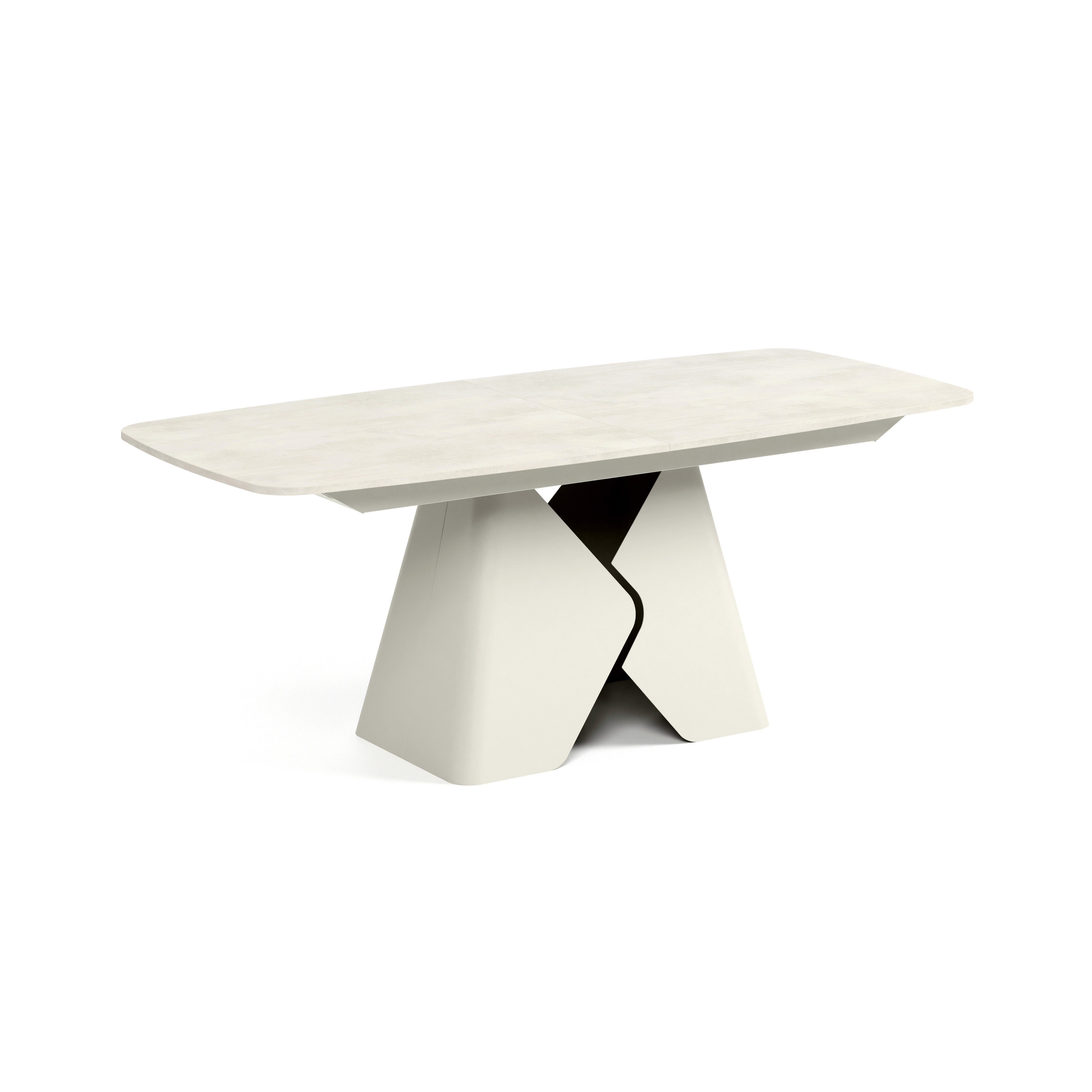 Ausziehbarer Tisch Prisma, Material: Laminierte Platte