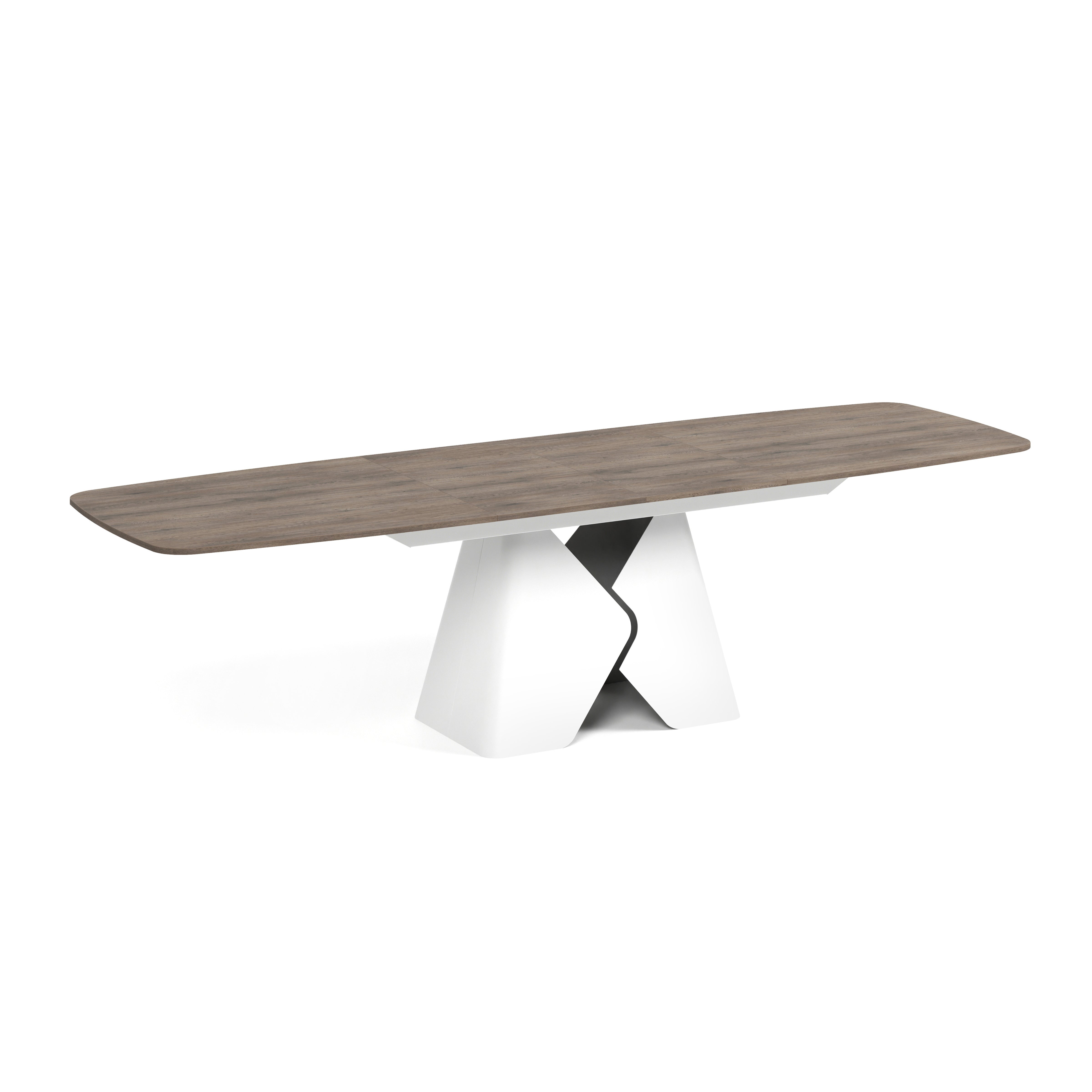 Ausziehbarer Tisch Prisma, Material: Laminierte Platte