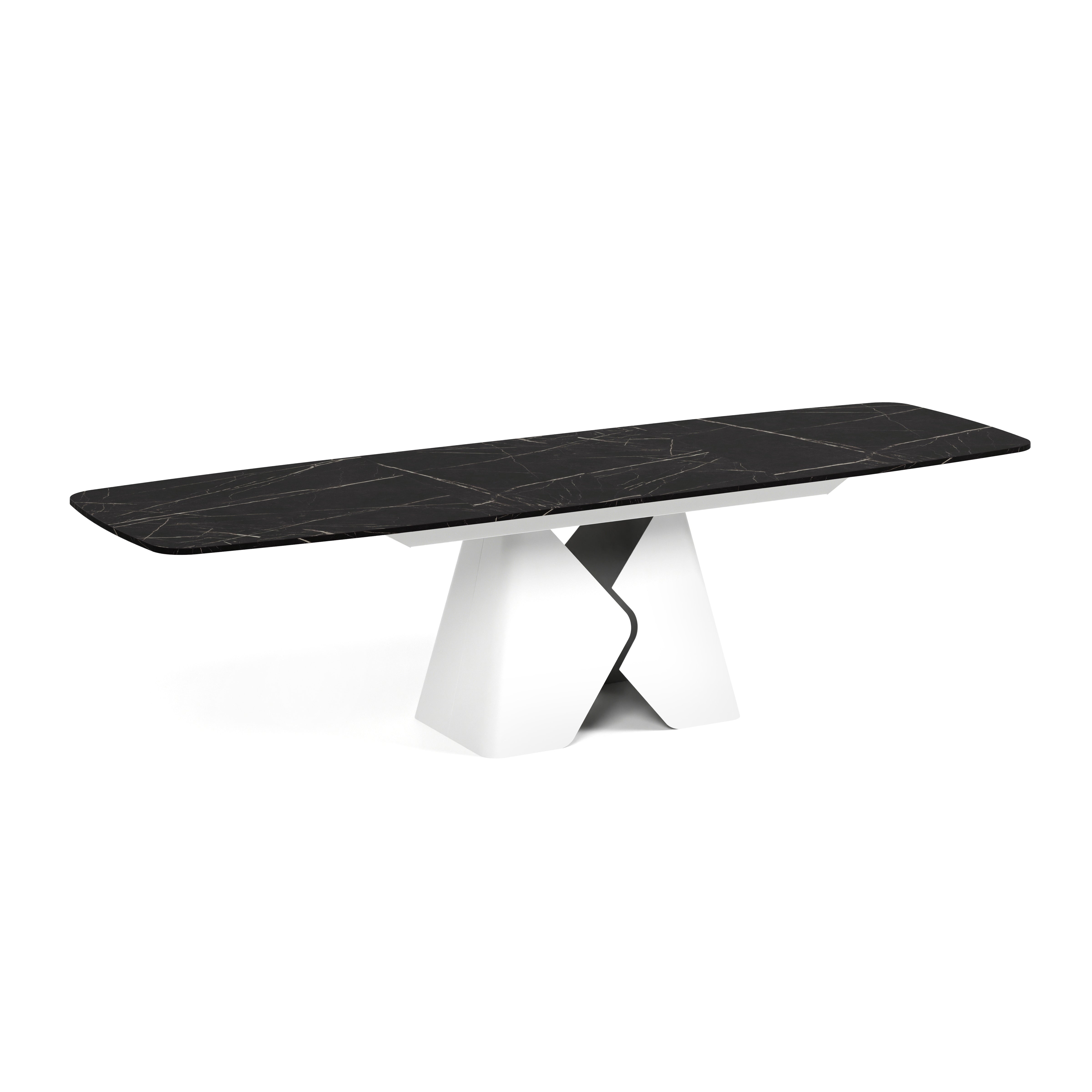 Ausziehbarer Tisch Prisma, Material: Laminierte Platte