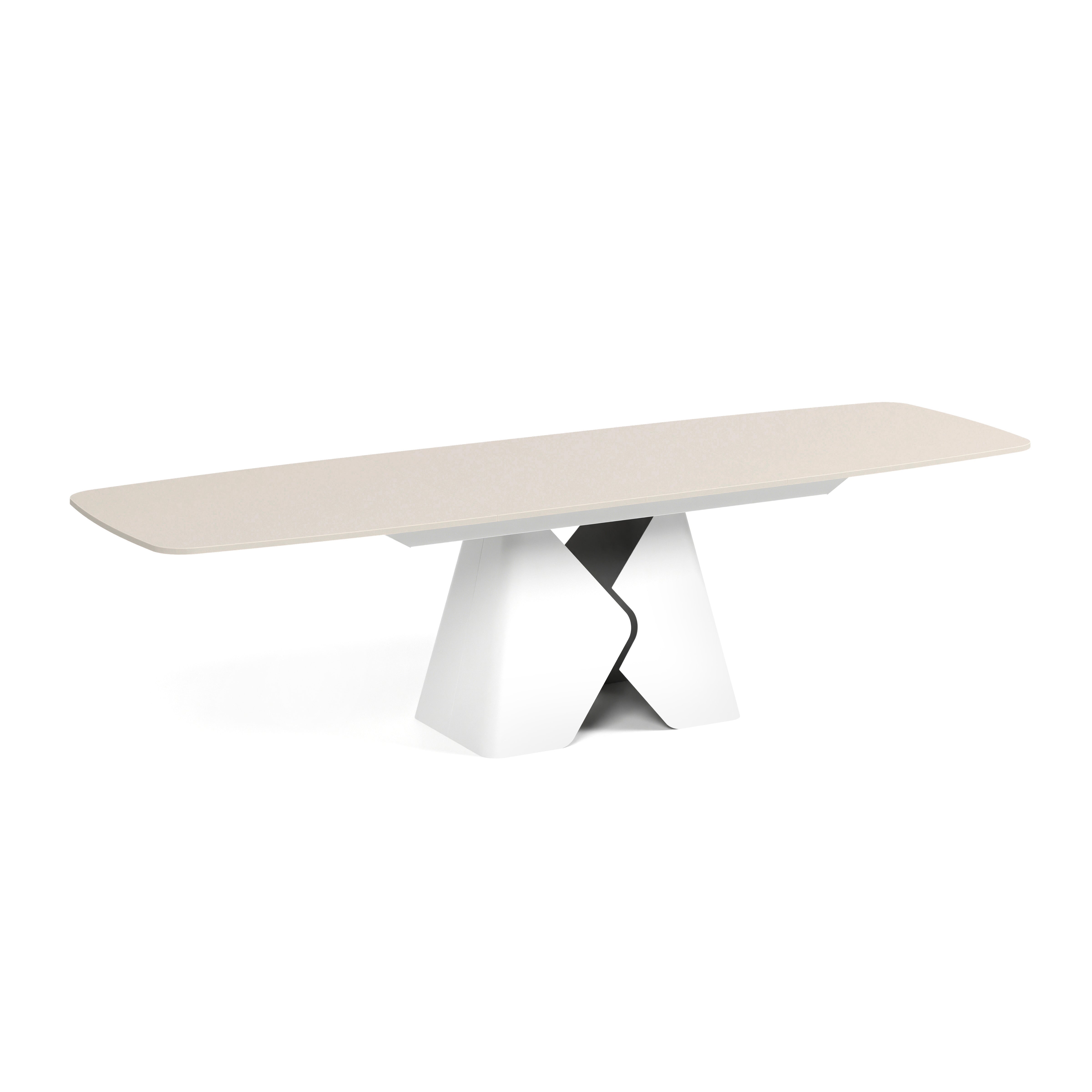 Ausziehbarer Tisch Prisma, Material: Laminierte Platte