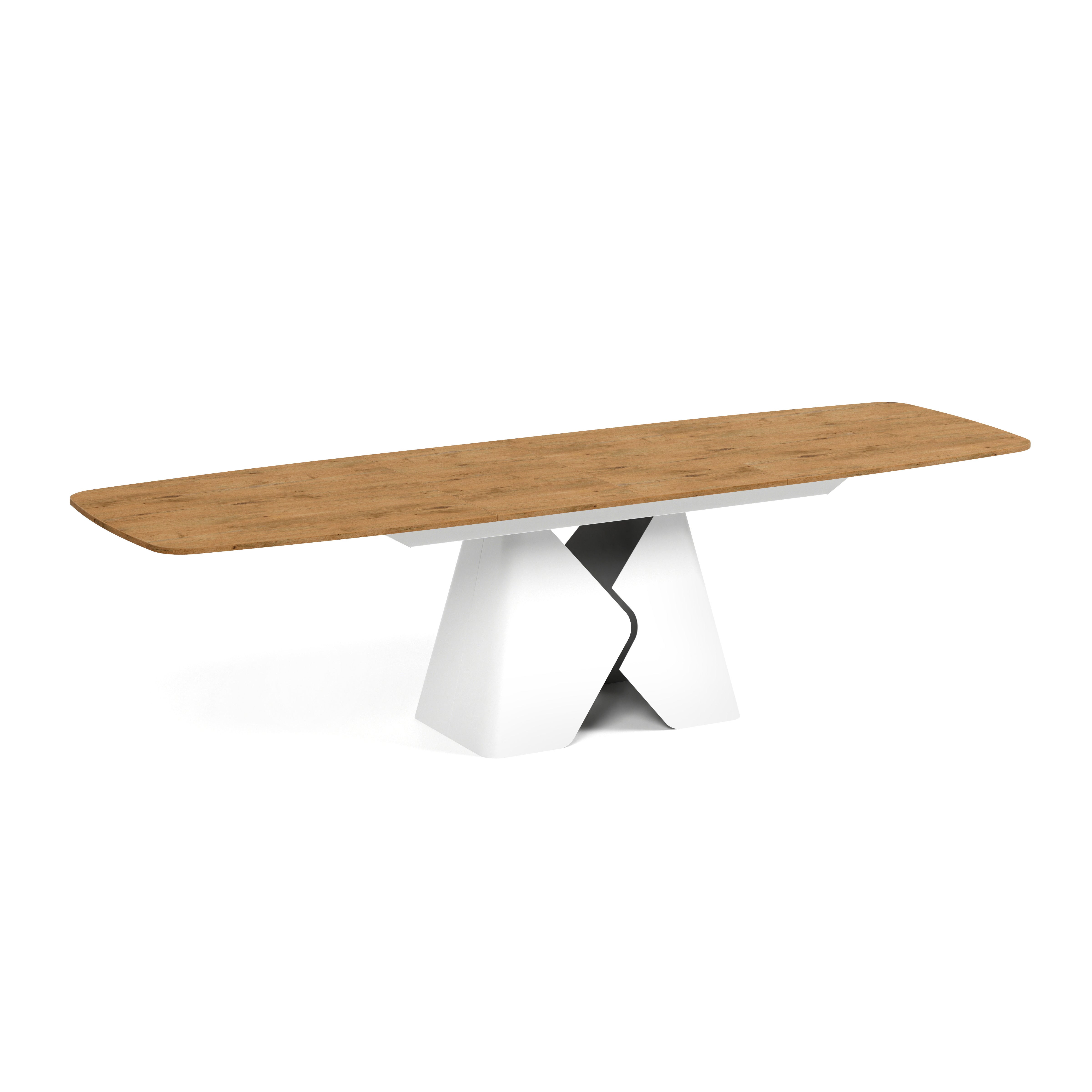 Ausziehbarer Tisch Prisma, Material: Laminierte Platte