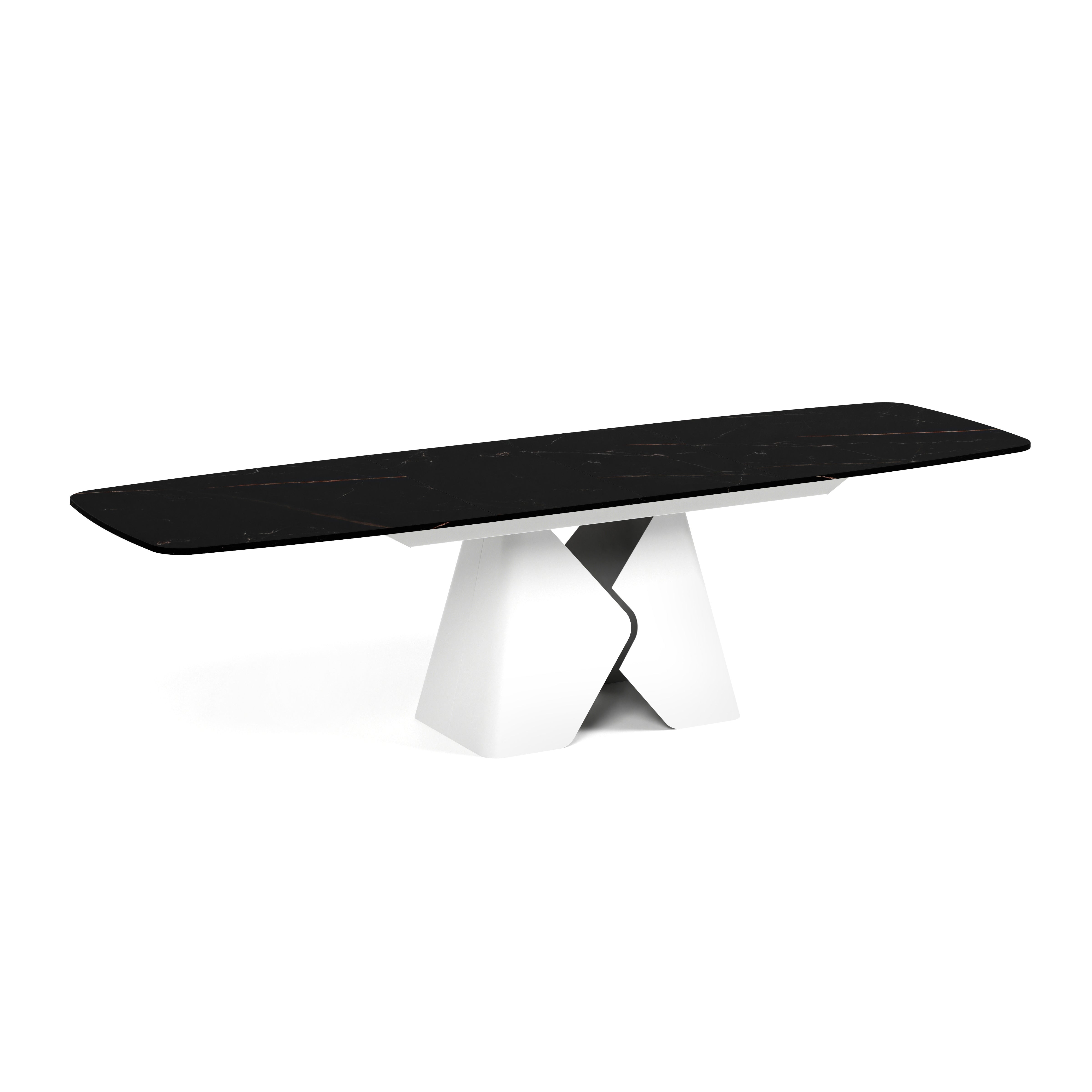 Ausziehbarer Tisch Prisma, Material: Laminierte Platte