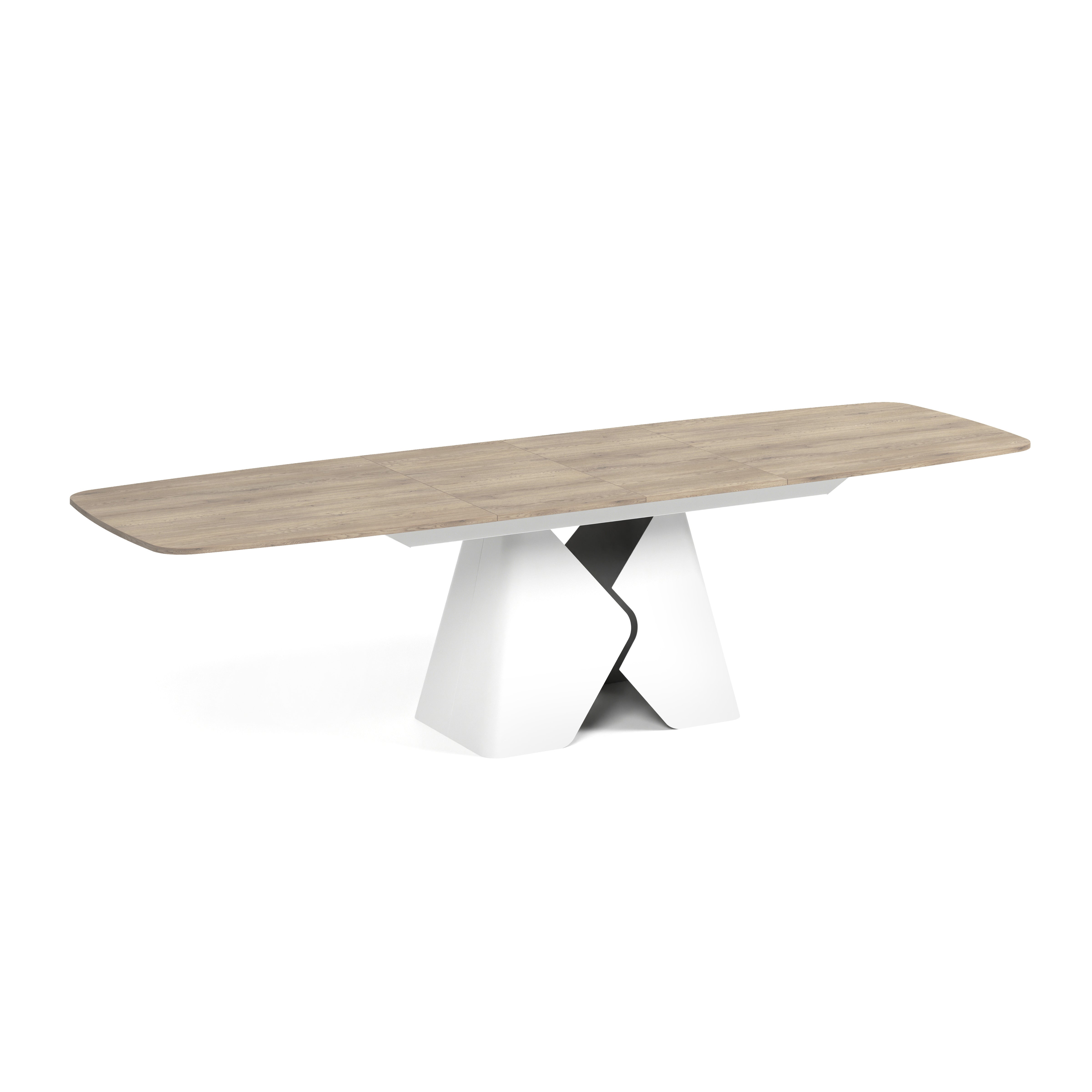 Ausziehbarer Tisch Prisma, Material: Laminierte Platte