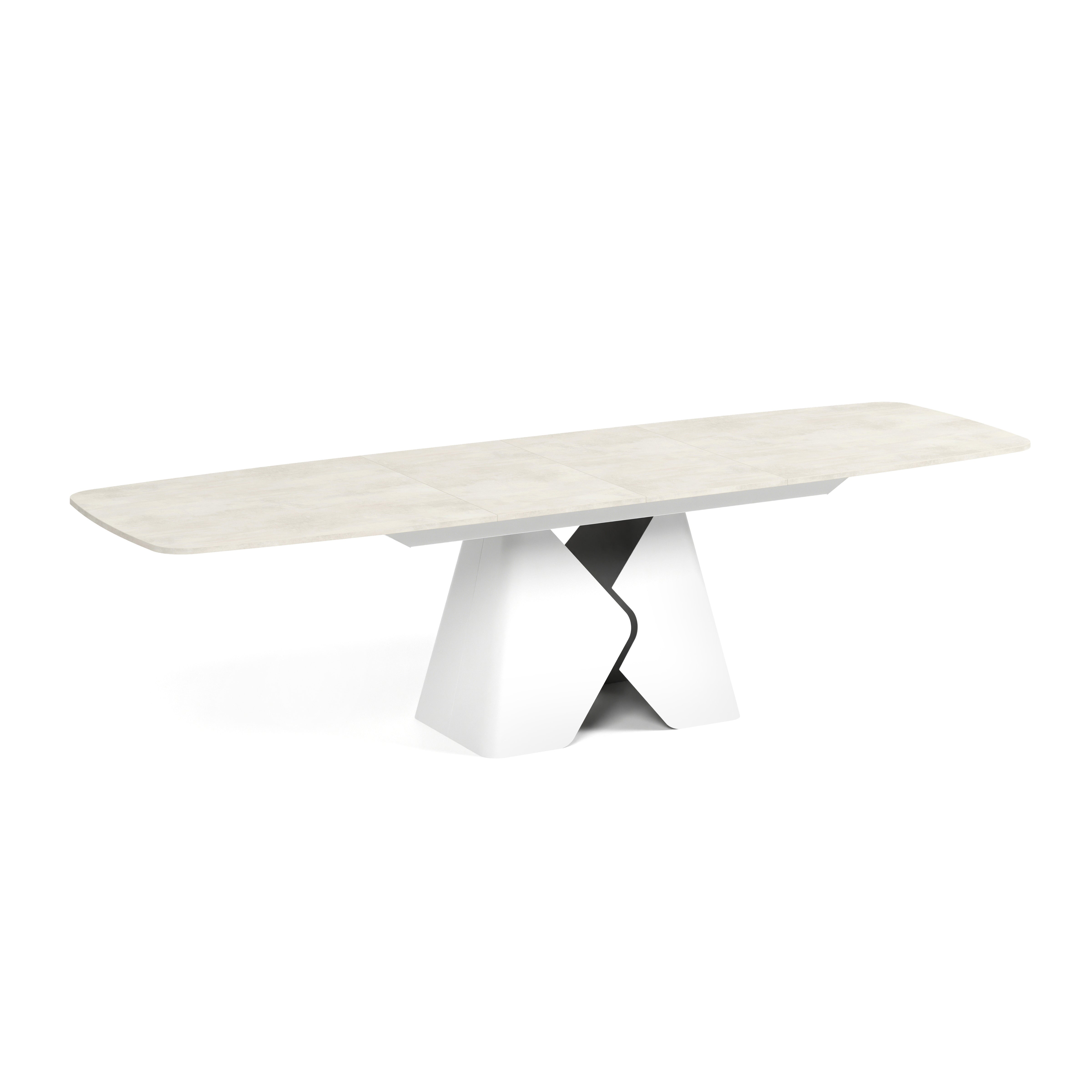 Ausziehbarer Tisch Prisma, Material: Laminierte Platte