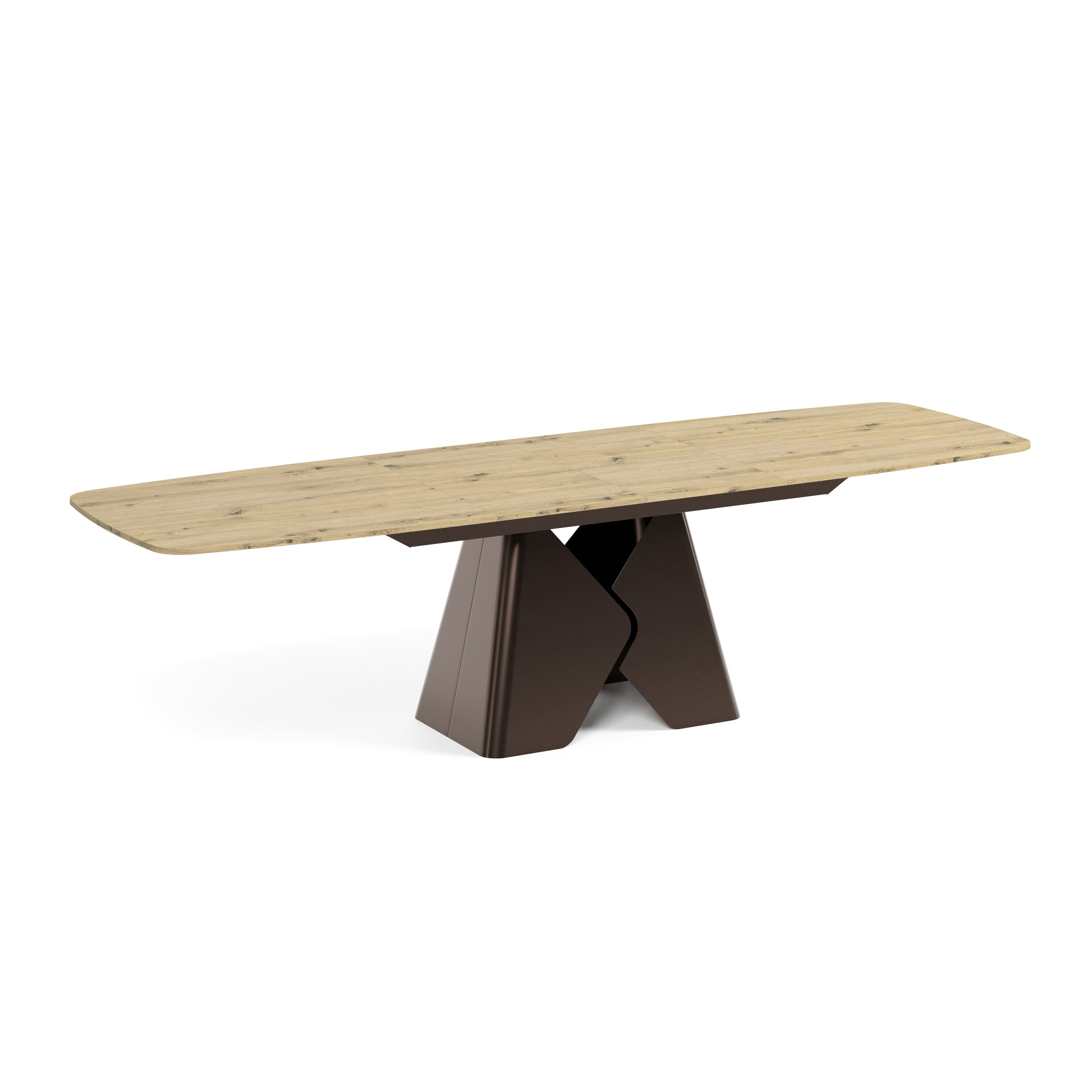 Ausziehbarer Tisch Prisma, Material: Laminierte Platte