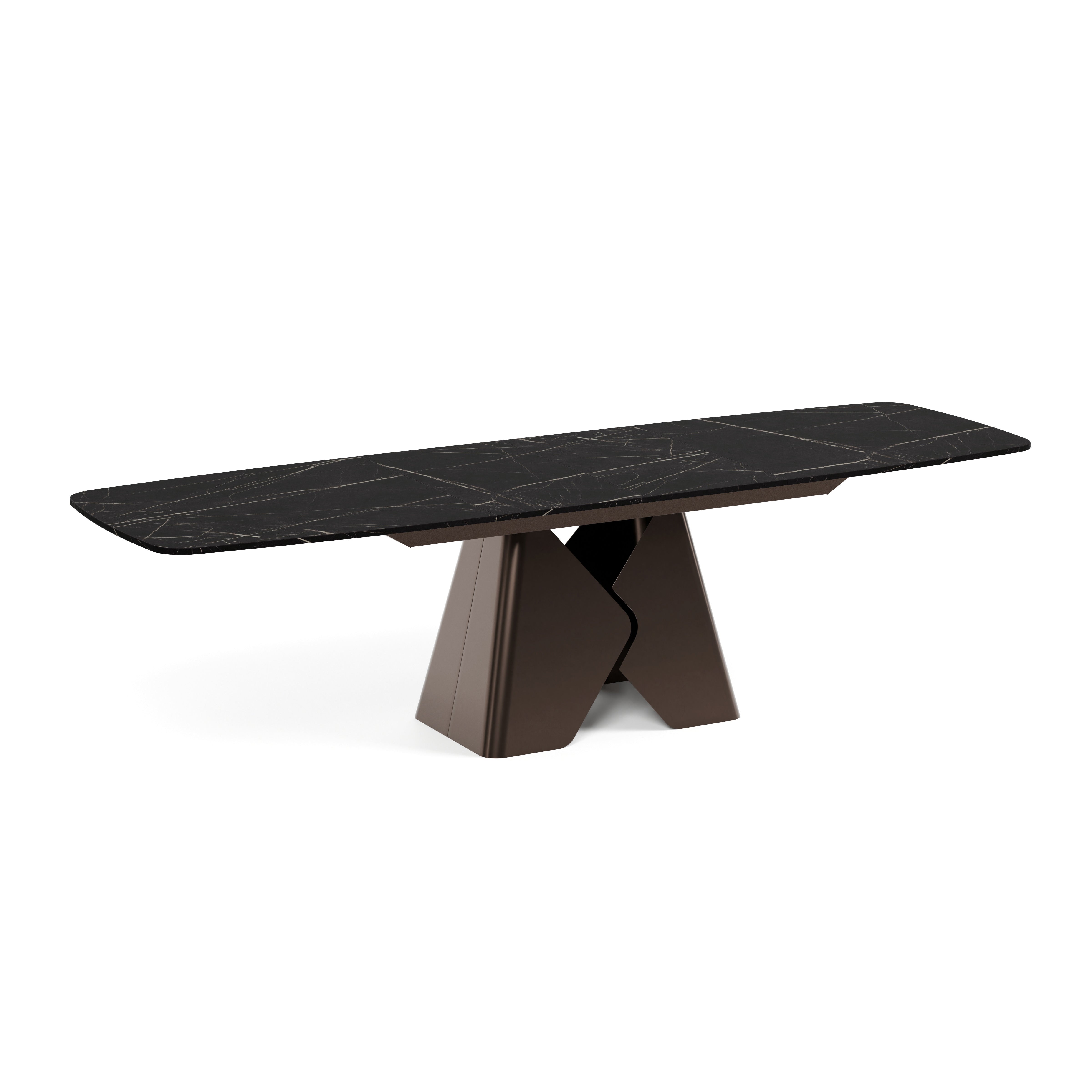 Ausziehbarer Tisch Prisma, Material: Laminierte Platte