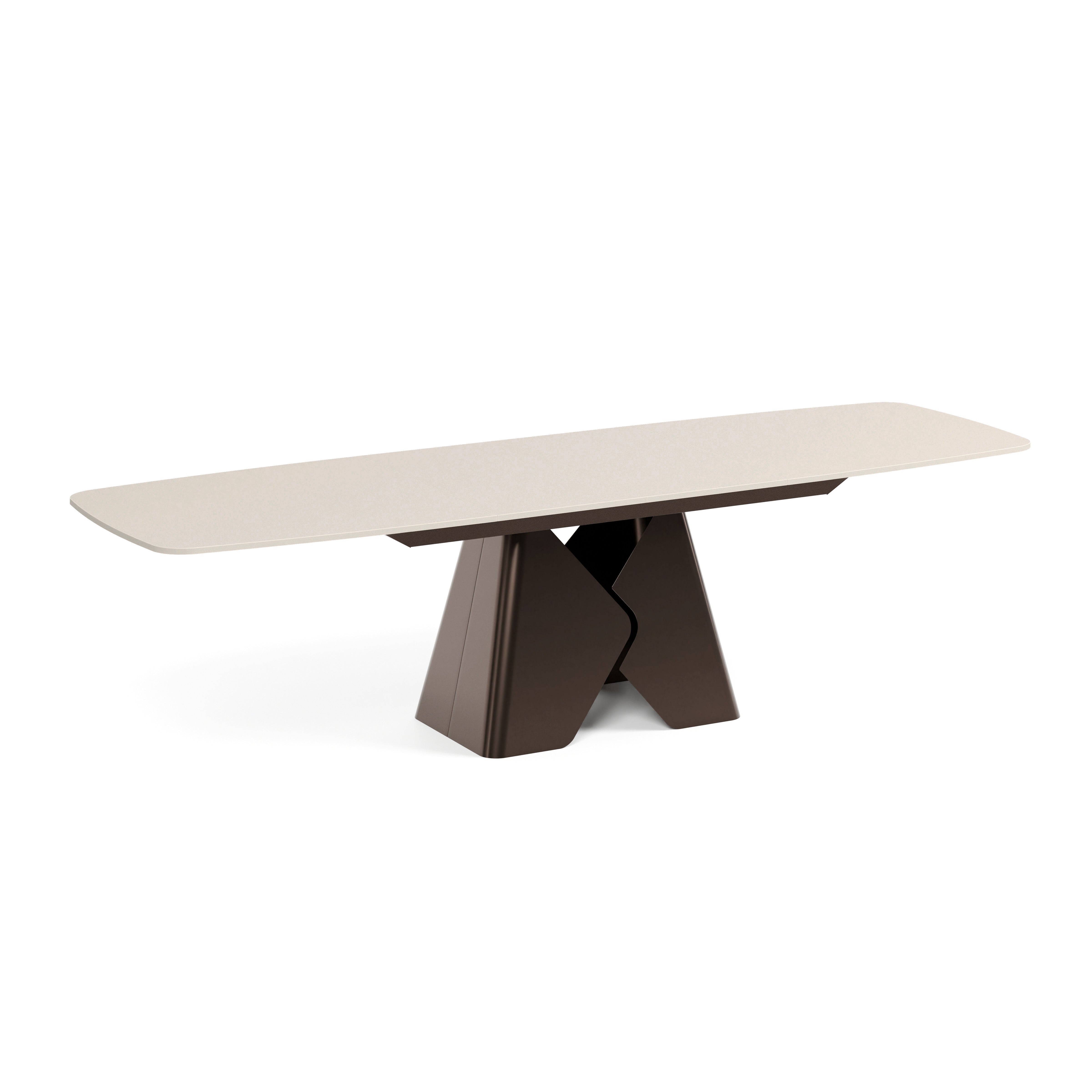 Ausziehbarer Tisch Prisma, Material: Laminierte Platte