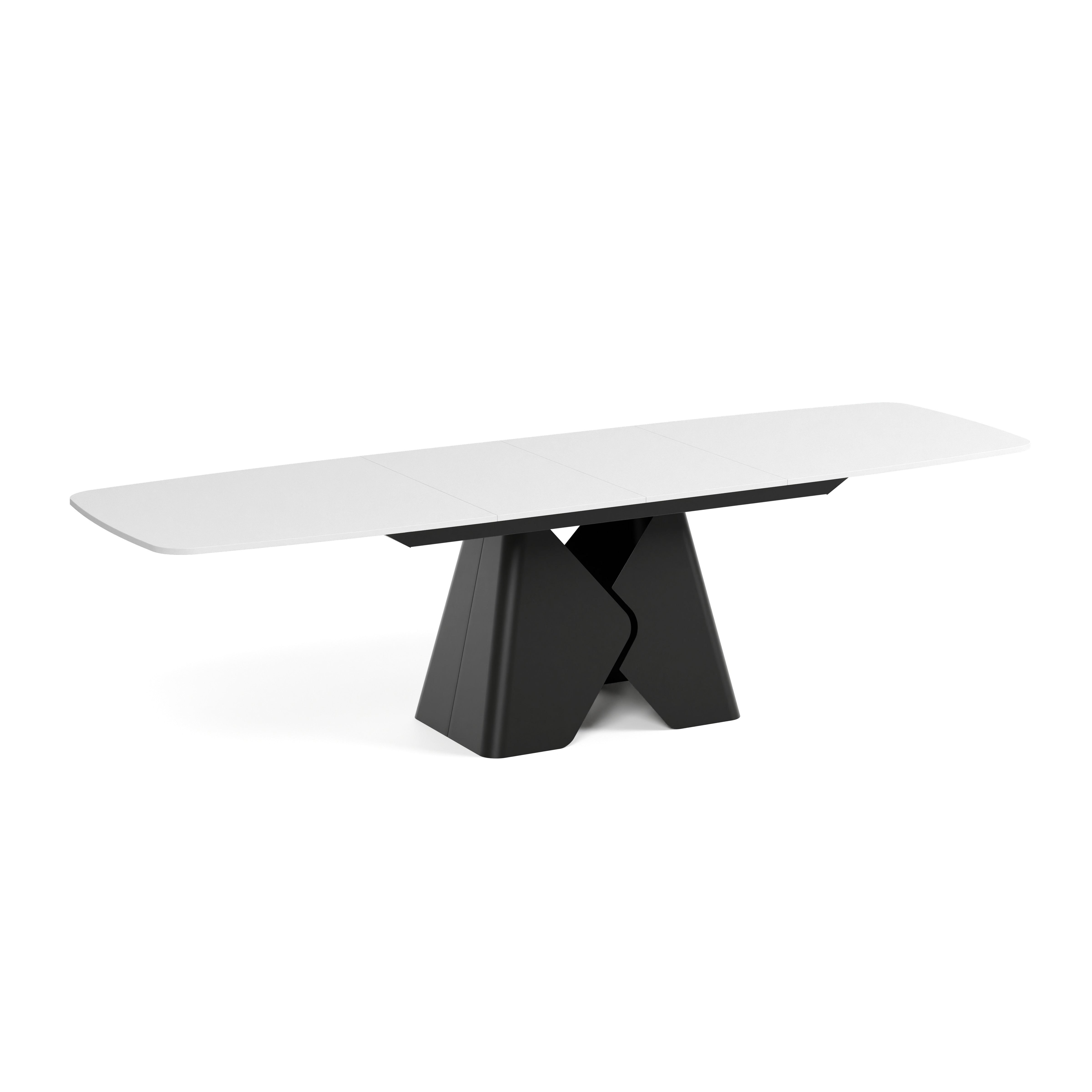 Ausziehbarer Tisch Prisma, Material: Laminierte Platte