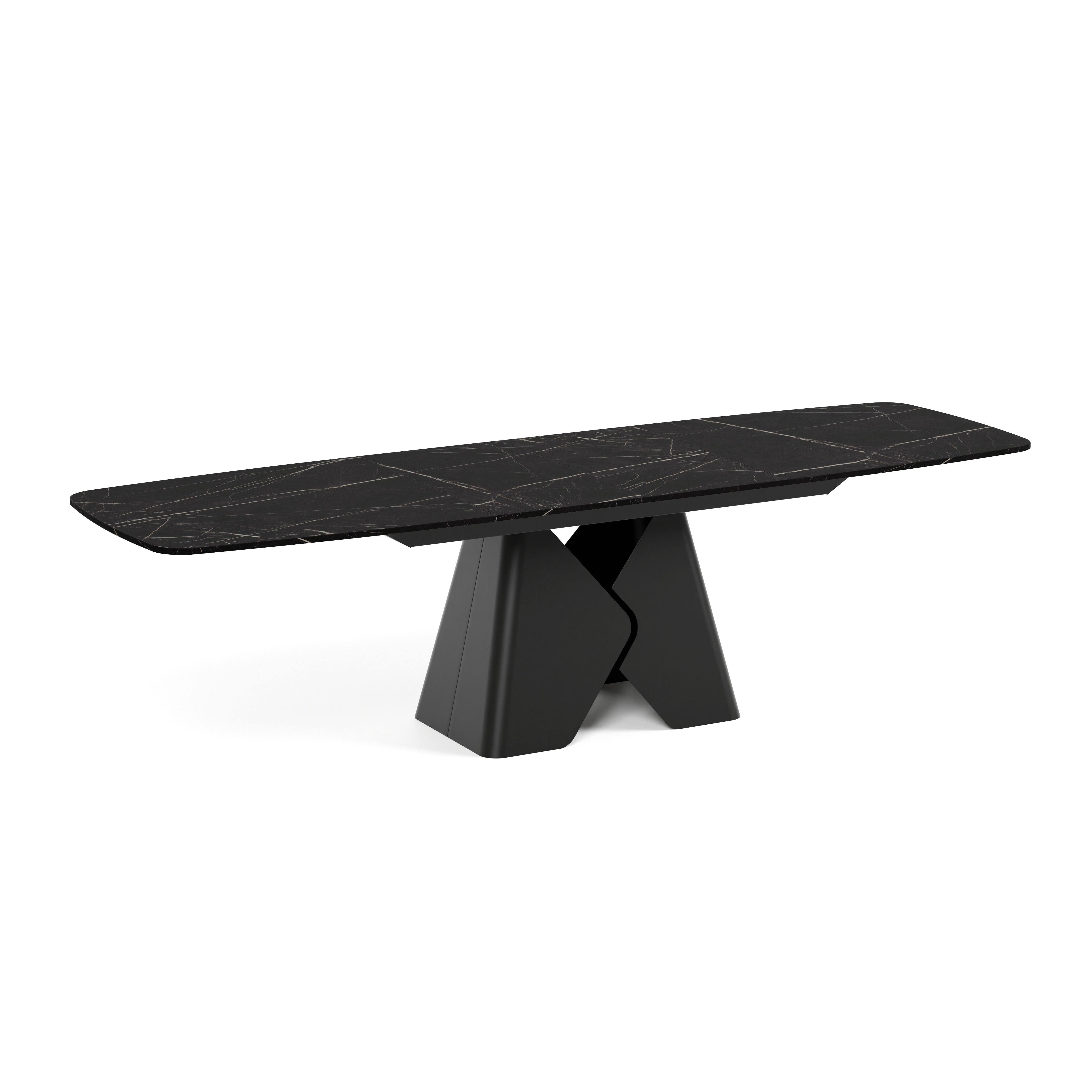 Ausziehbarer Tisch Prisma, Material: Laminierte Platte