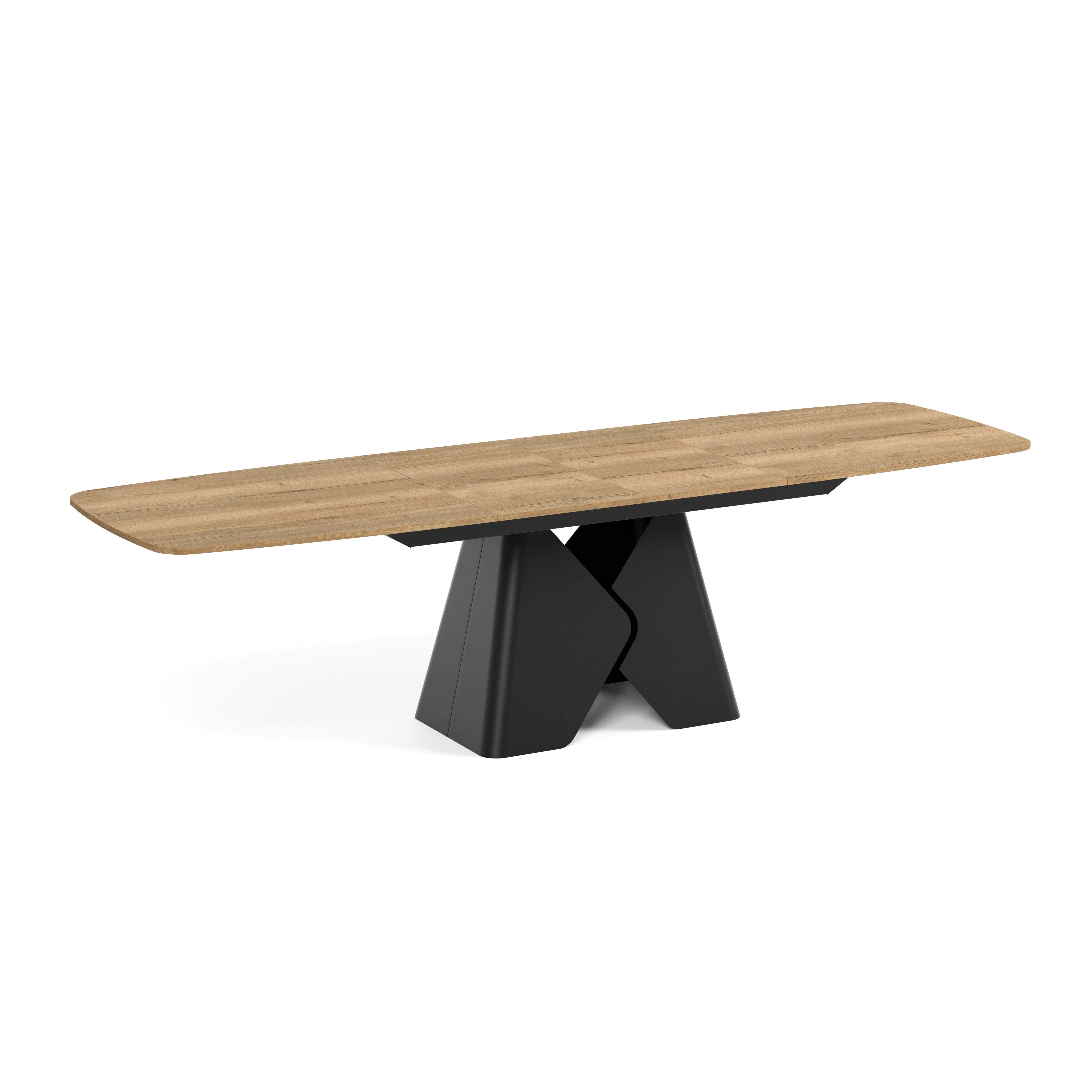 Ausziehbarer Tisch Prisma, Material: Laminierte Platte