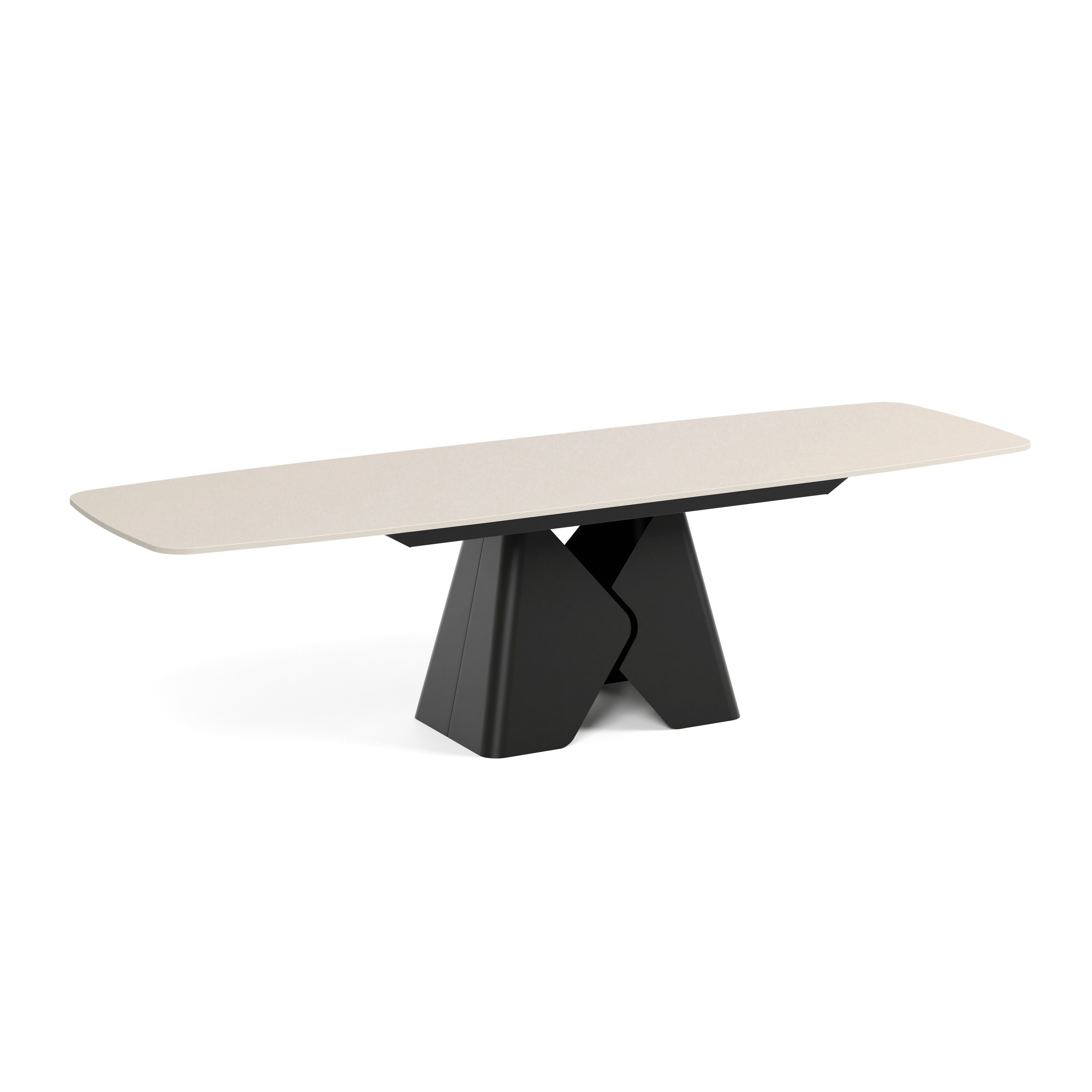 Ausziehbarer Tisch Prisma, Material: Laminierte Platte