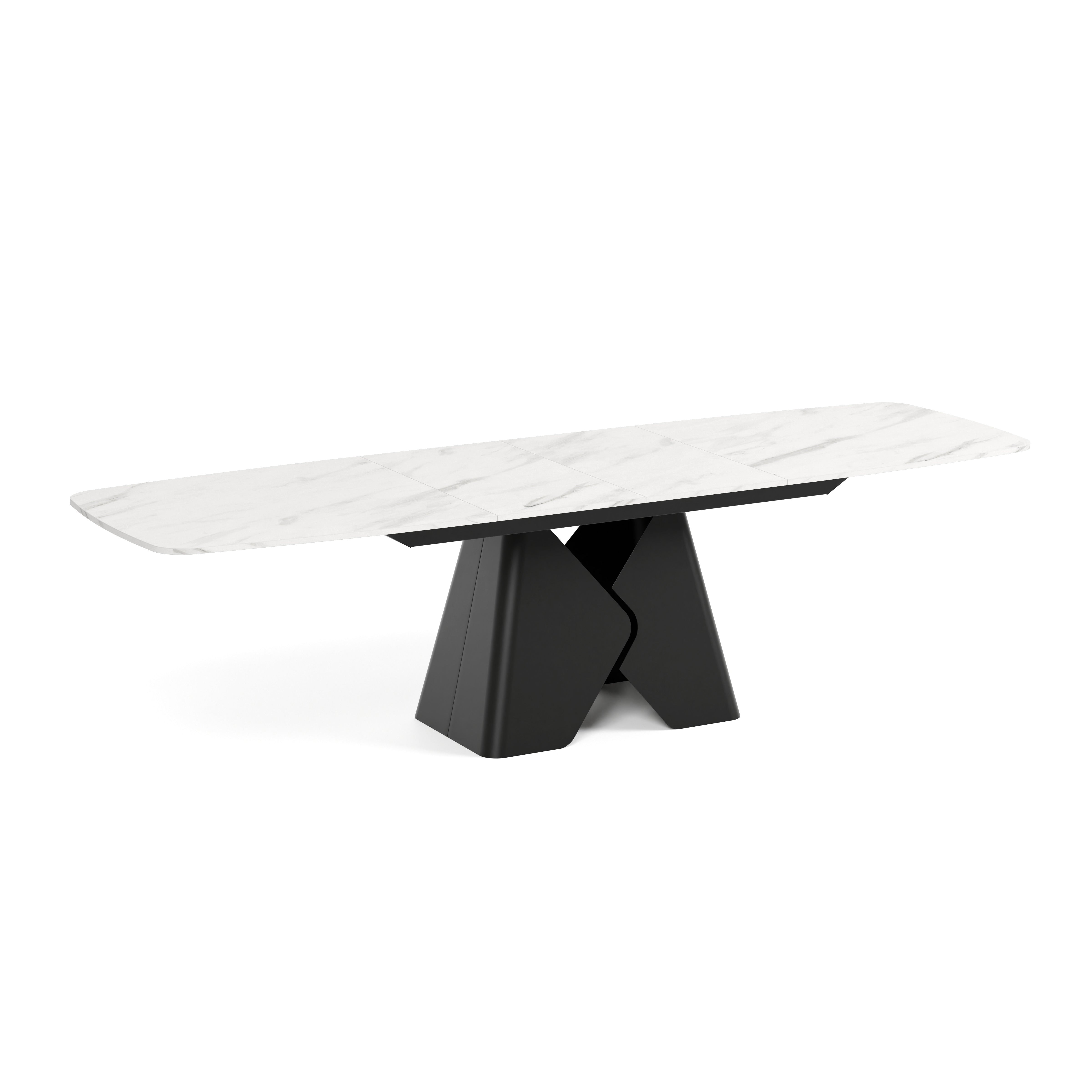 Ausziehbarer Tisch Prisma, Material: Laminierte Platte