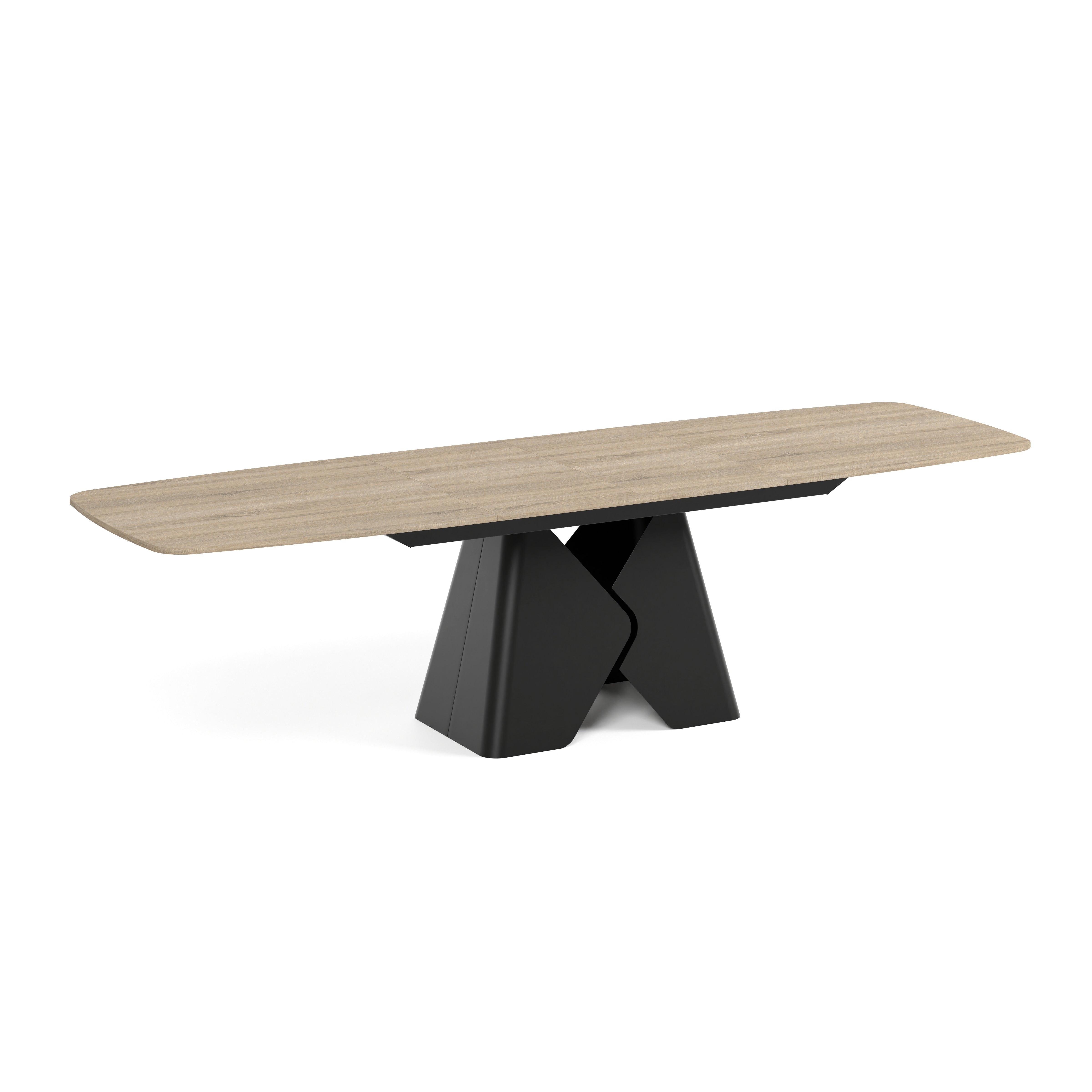Ausziehbarer Tisch Prisma, Material: Laminierte Platte