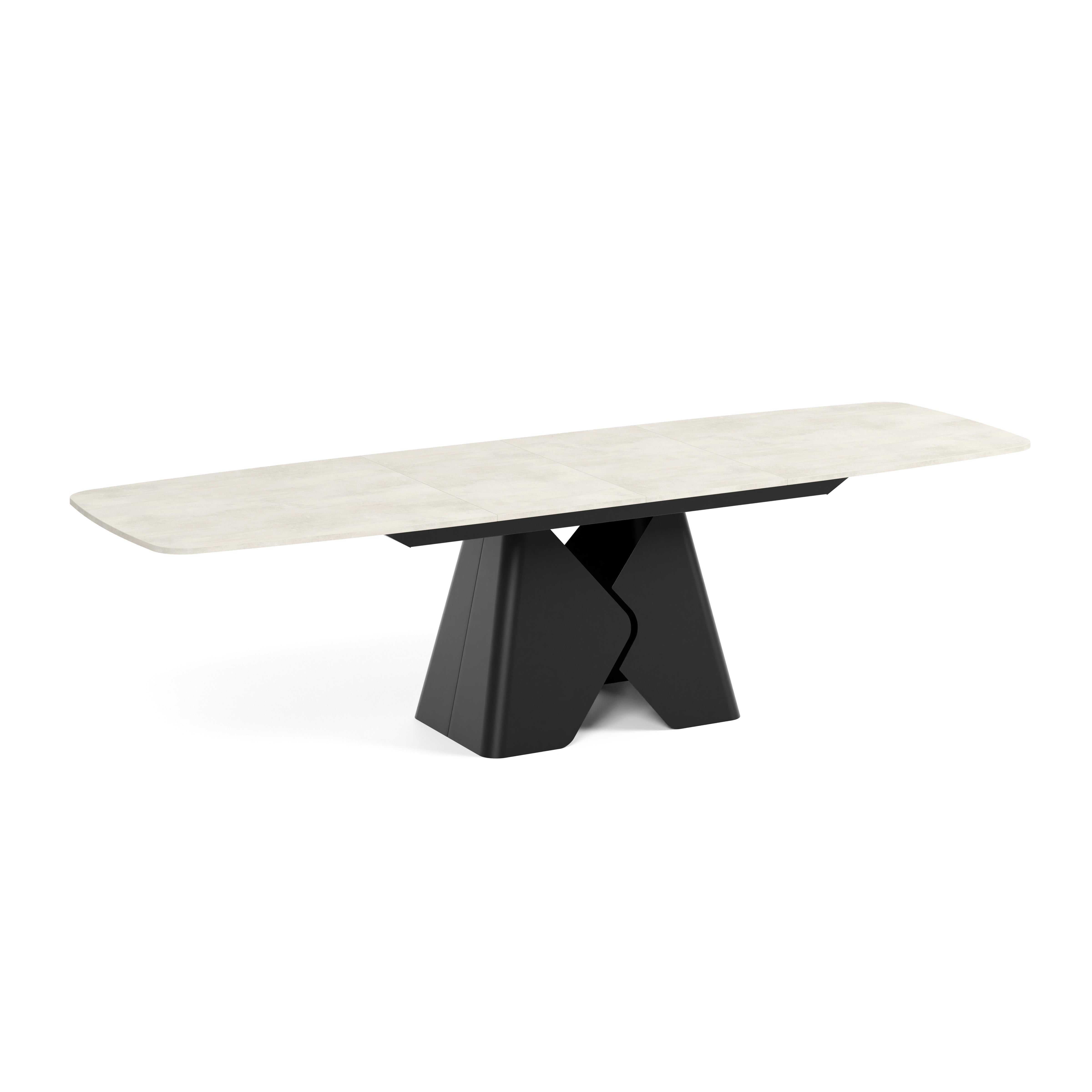 Ausziehbarer Tisch Prisma, Material: Laminierte Platte