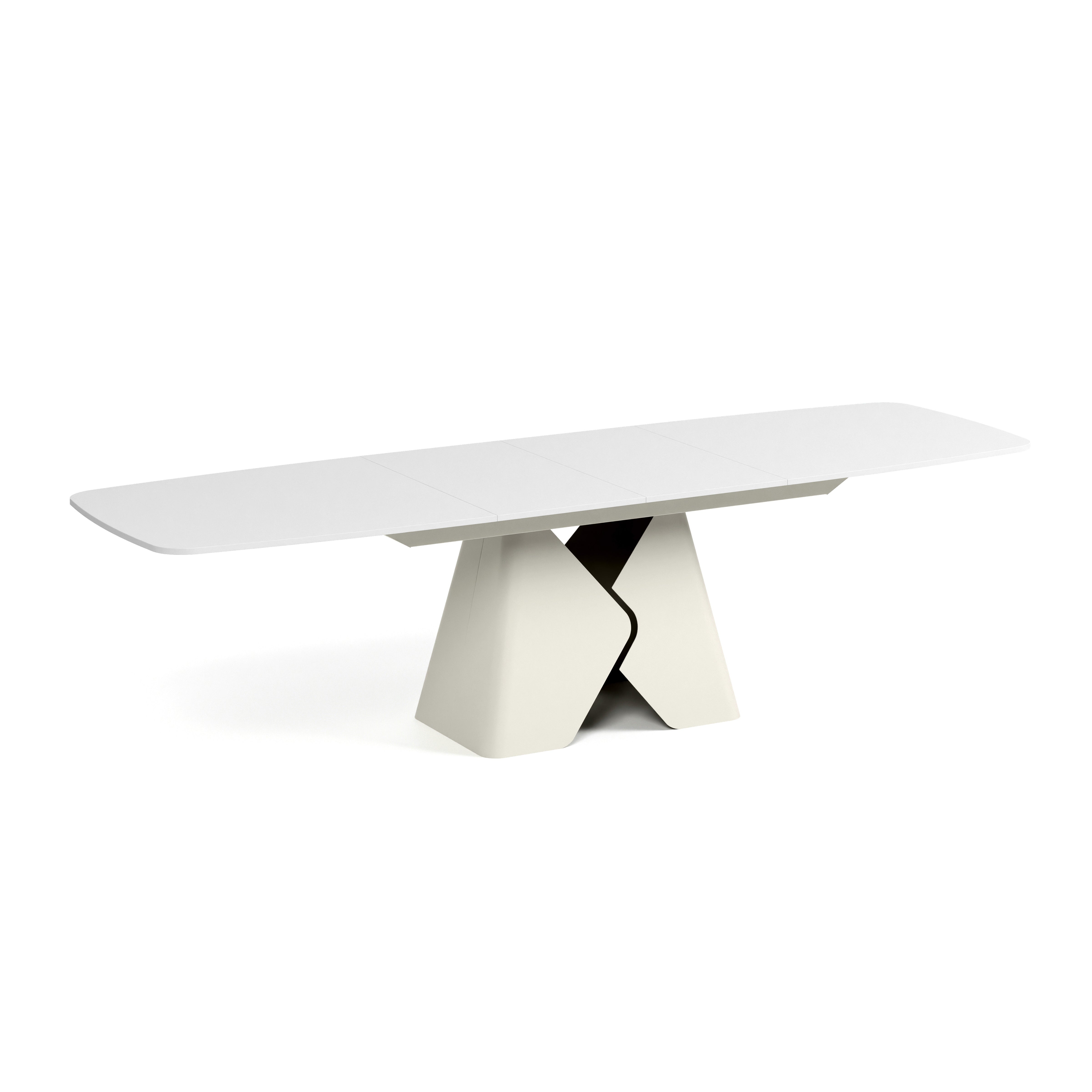 Ausziehbarer Tisch Prisma, Material: Laminierte Platte