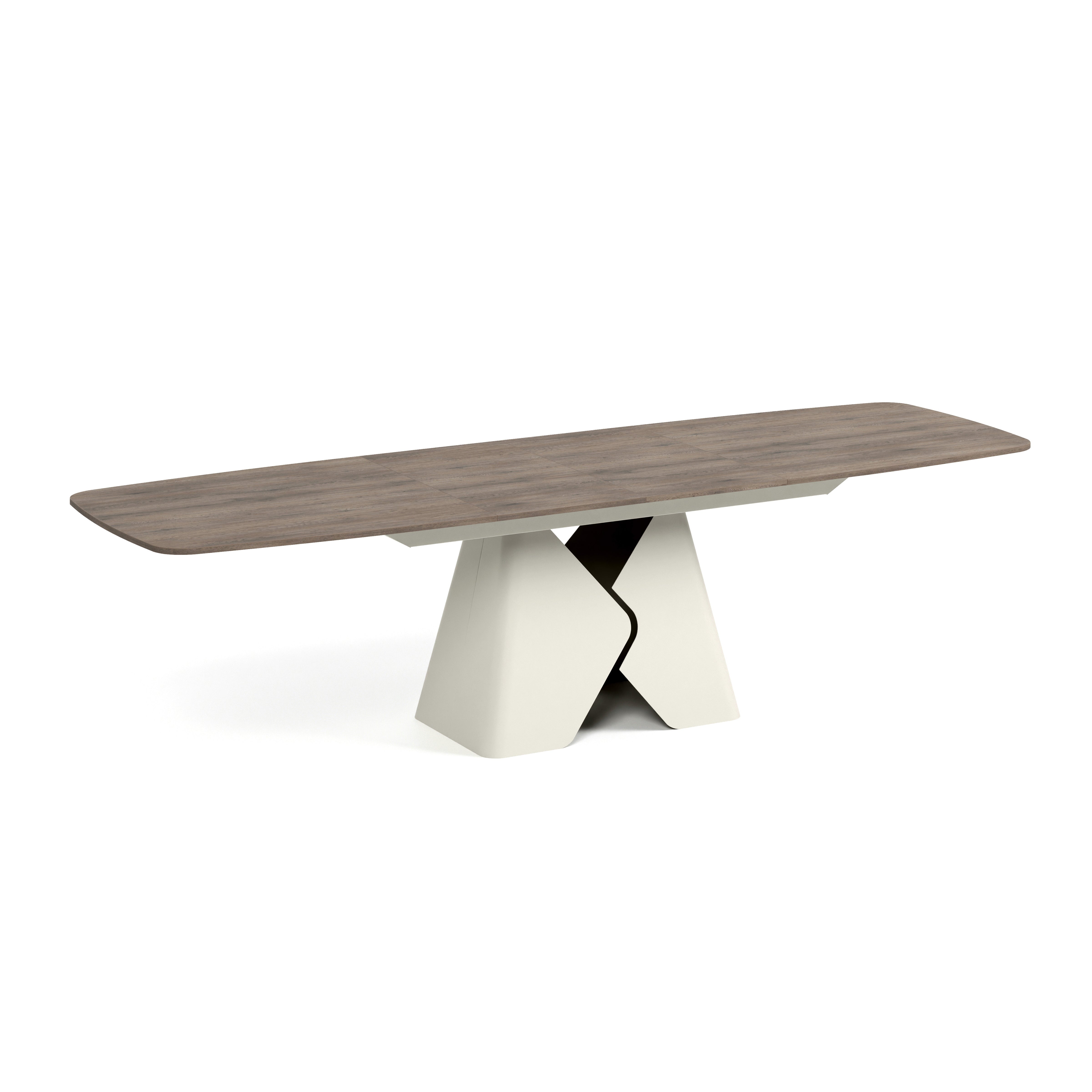 Ausziehbarer Tisch Prisma, Material: Laminierte Platte