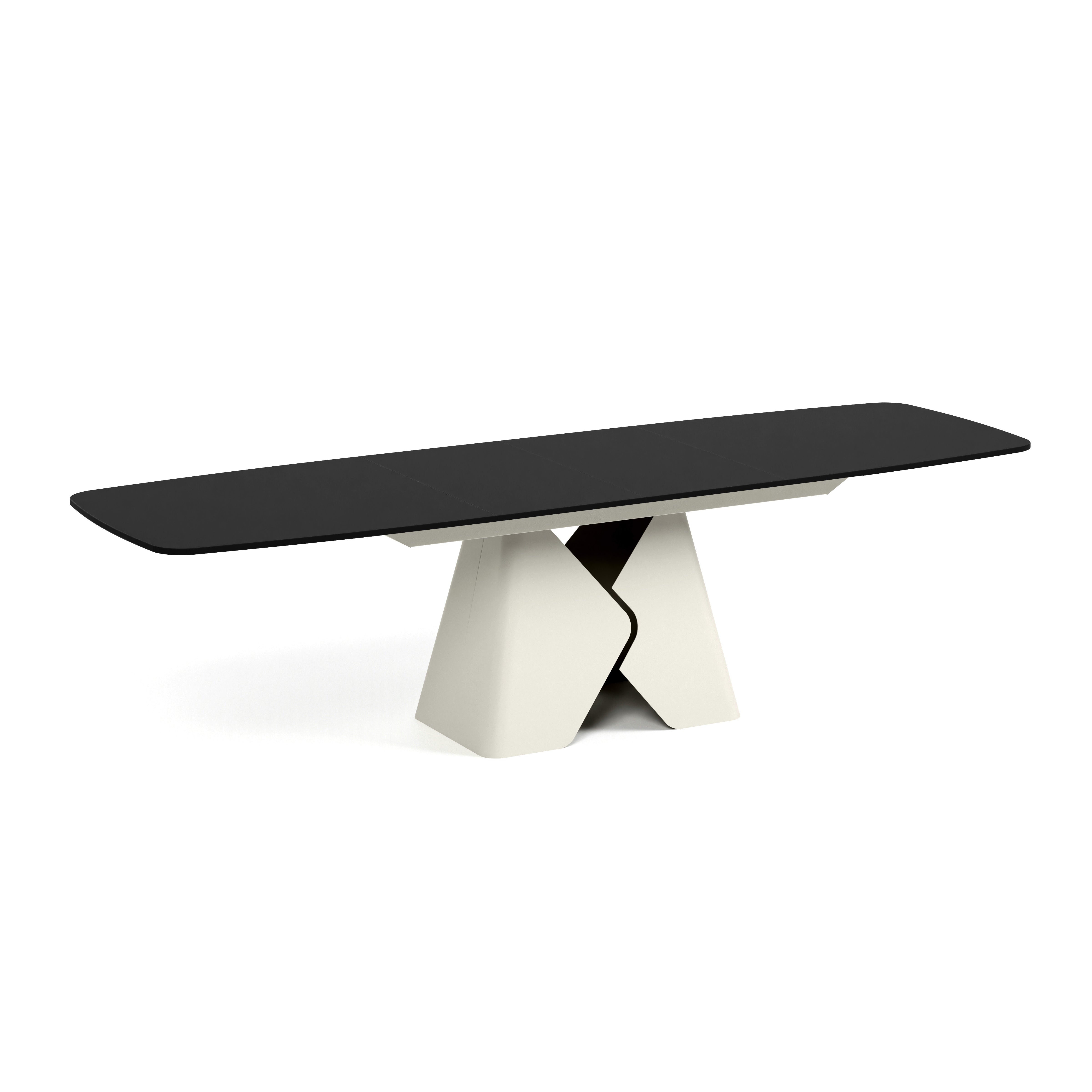 Ausziehbarer Tisch Prisma, Material: Laminierte Platte
