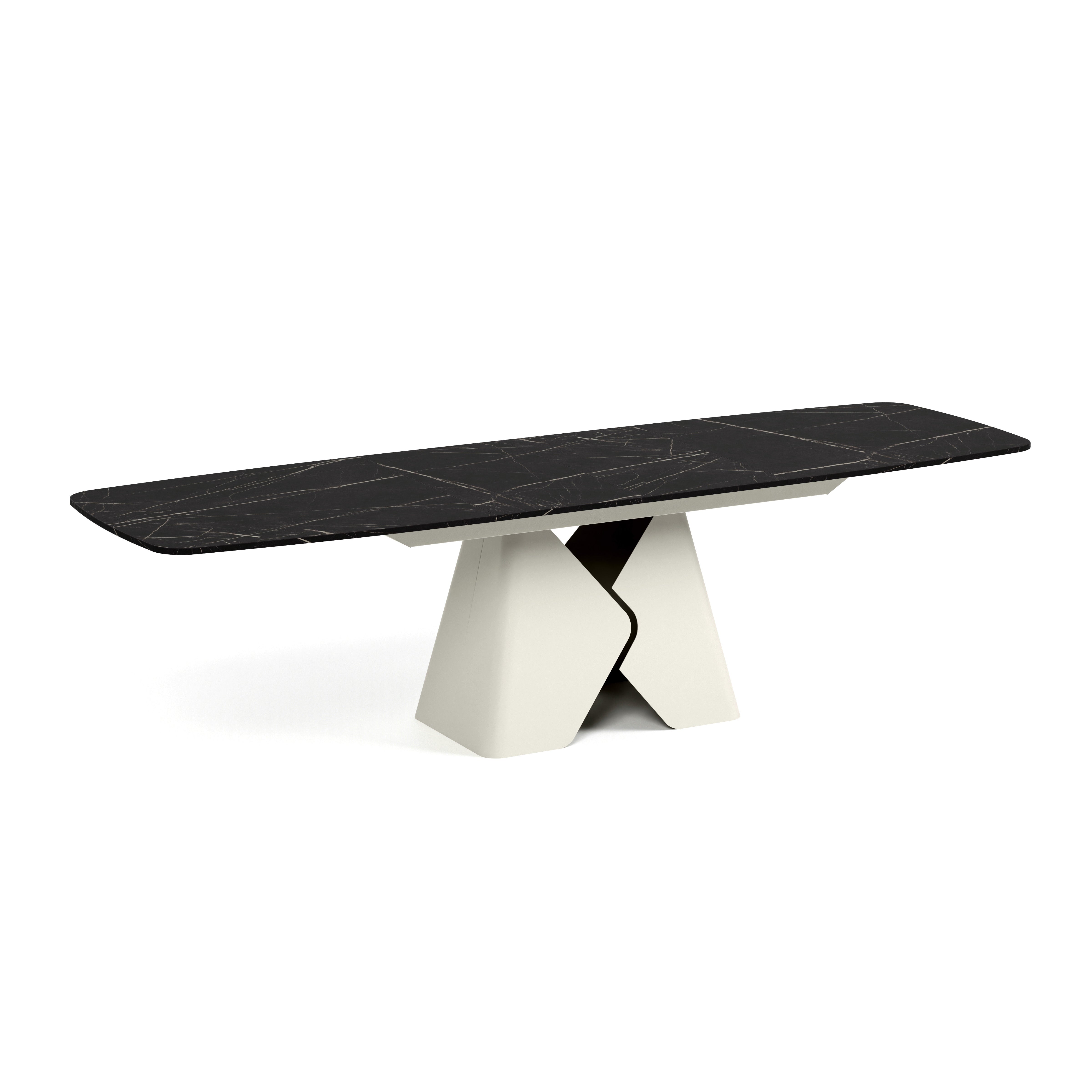 Ausziehbarer Tisch Prisma, Material: Laminierte Platte