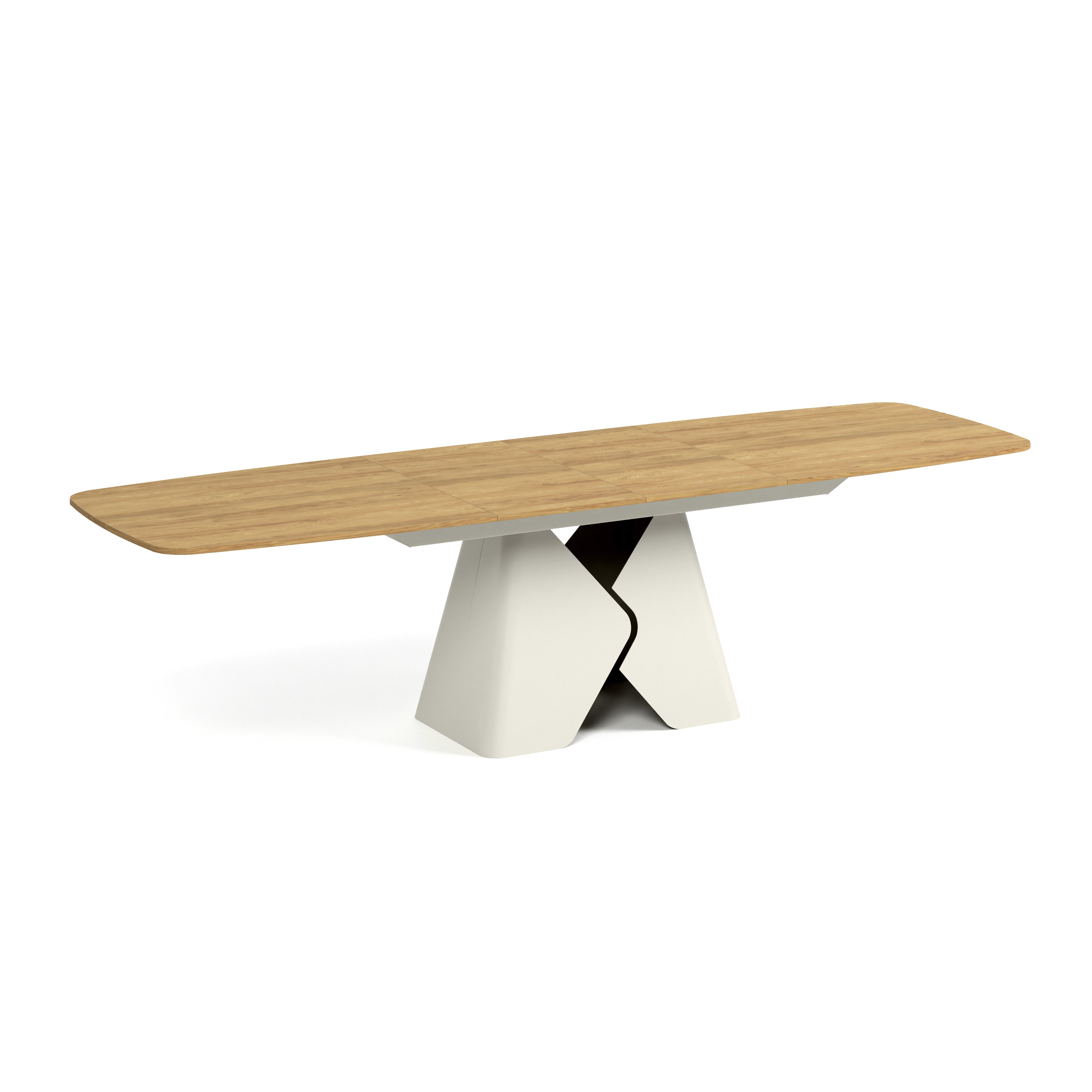 Ausziehbarer Tisch Prisma, Material: Laminierte Platte